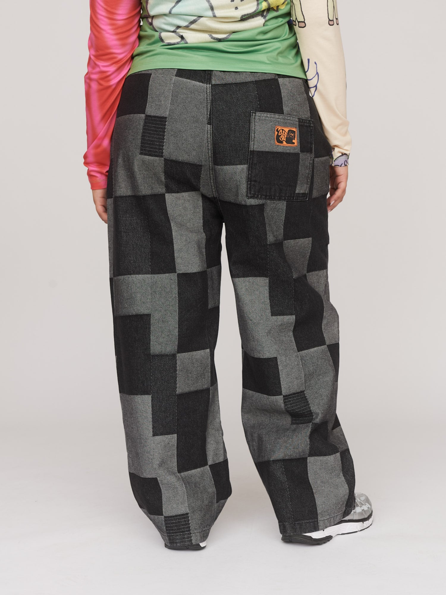 Patchwork Denim Jeans - Image 6