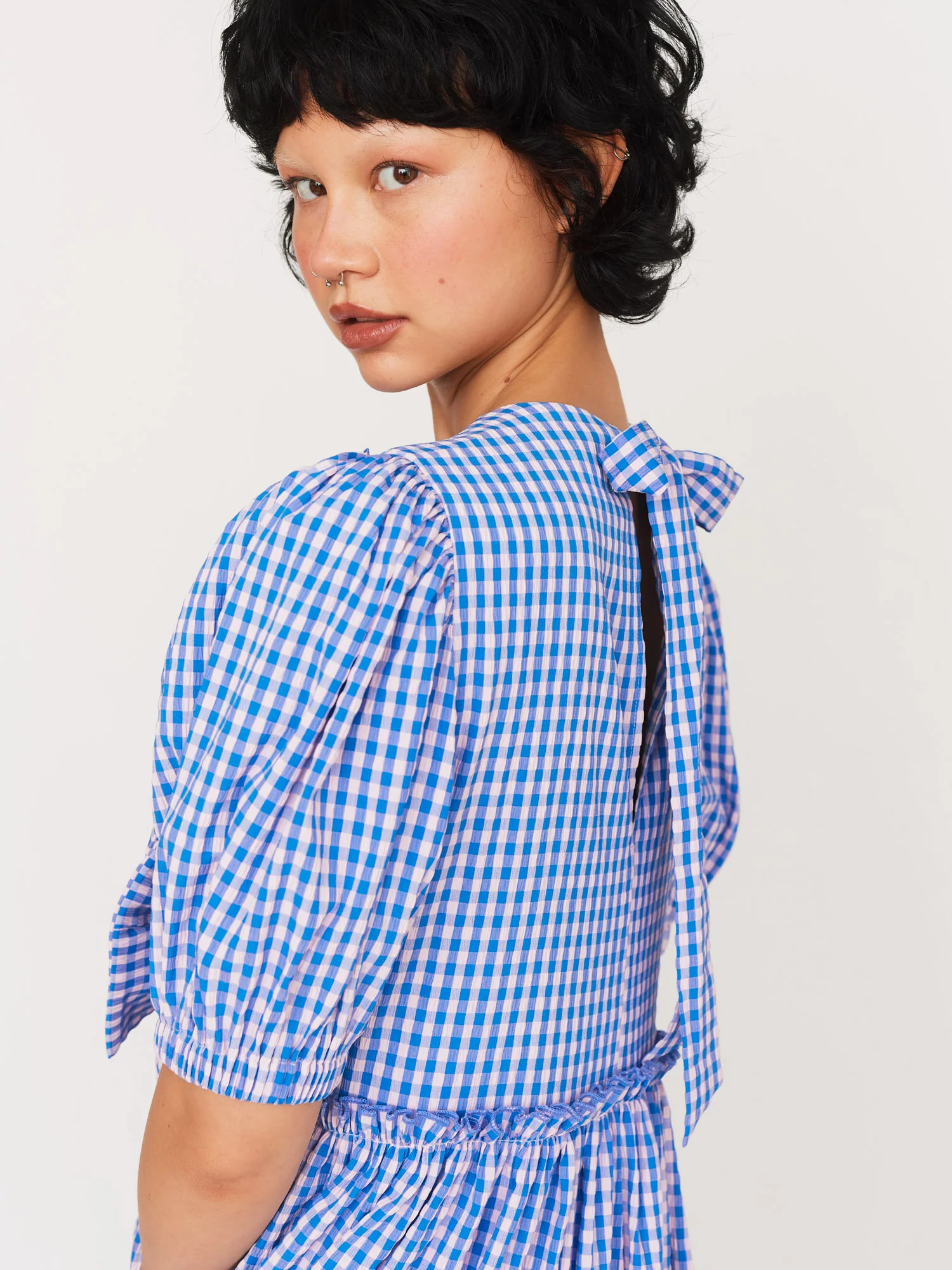 Picnic Bow Smock Dress - Image 3