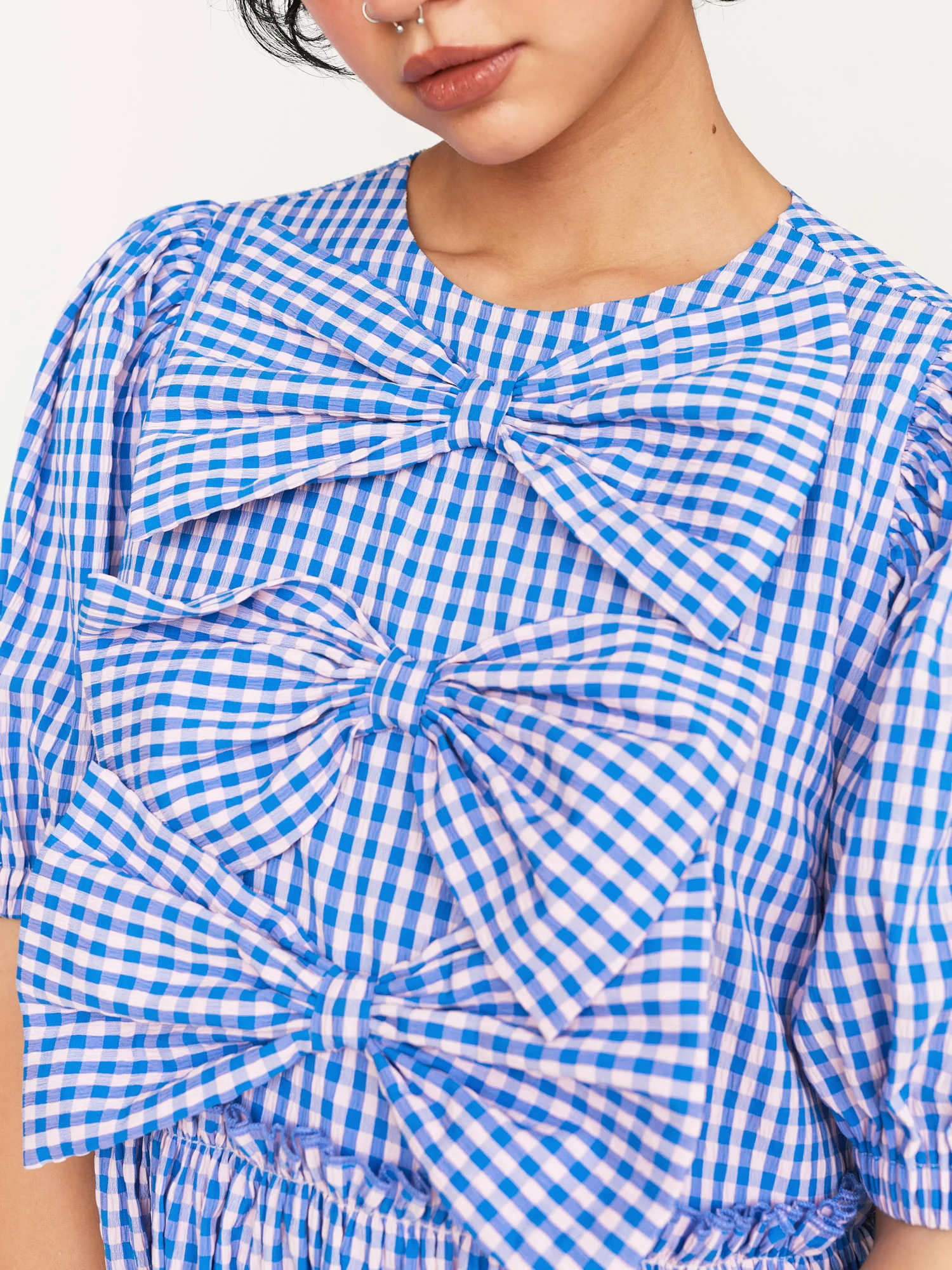 Picnic Bow Smock Dress - Image 5