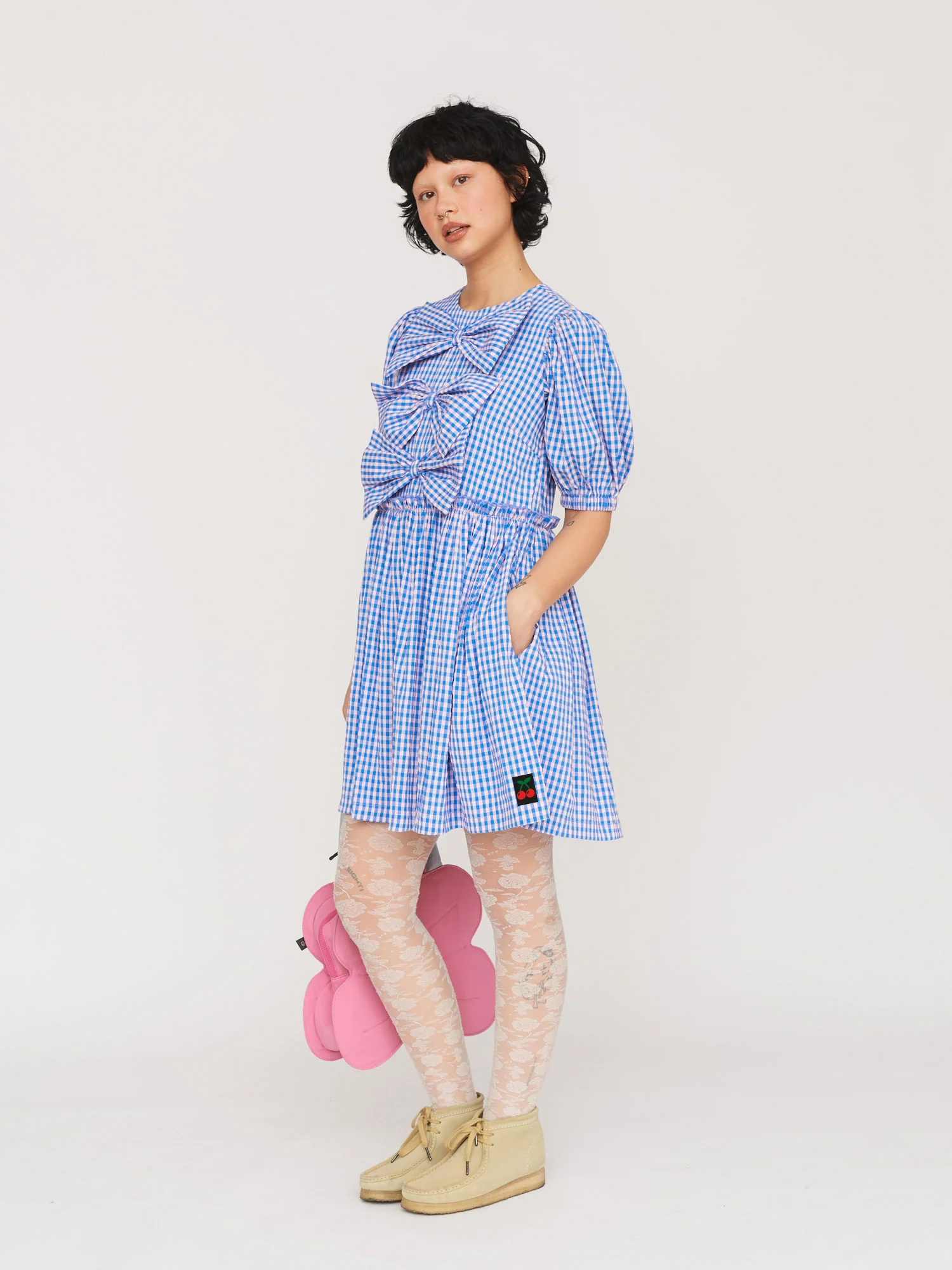 Picnic Bow Smock Dress - Image 7