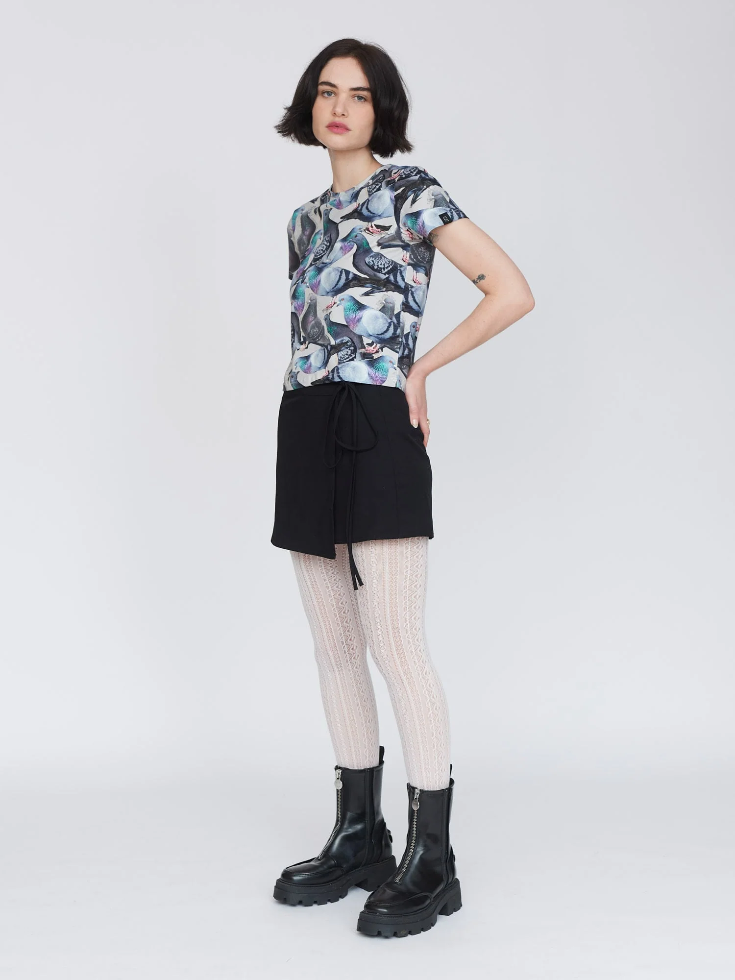 Pigeons Are Pals Fitted Tee - Image 7