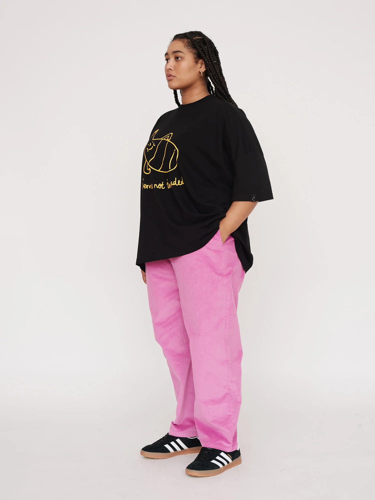 Pink Custard Cord Pants - Image 5