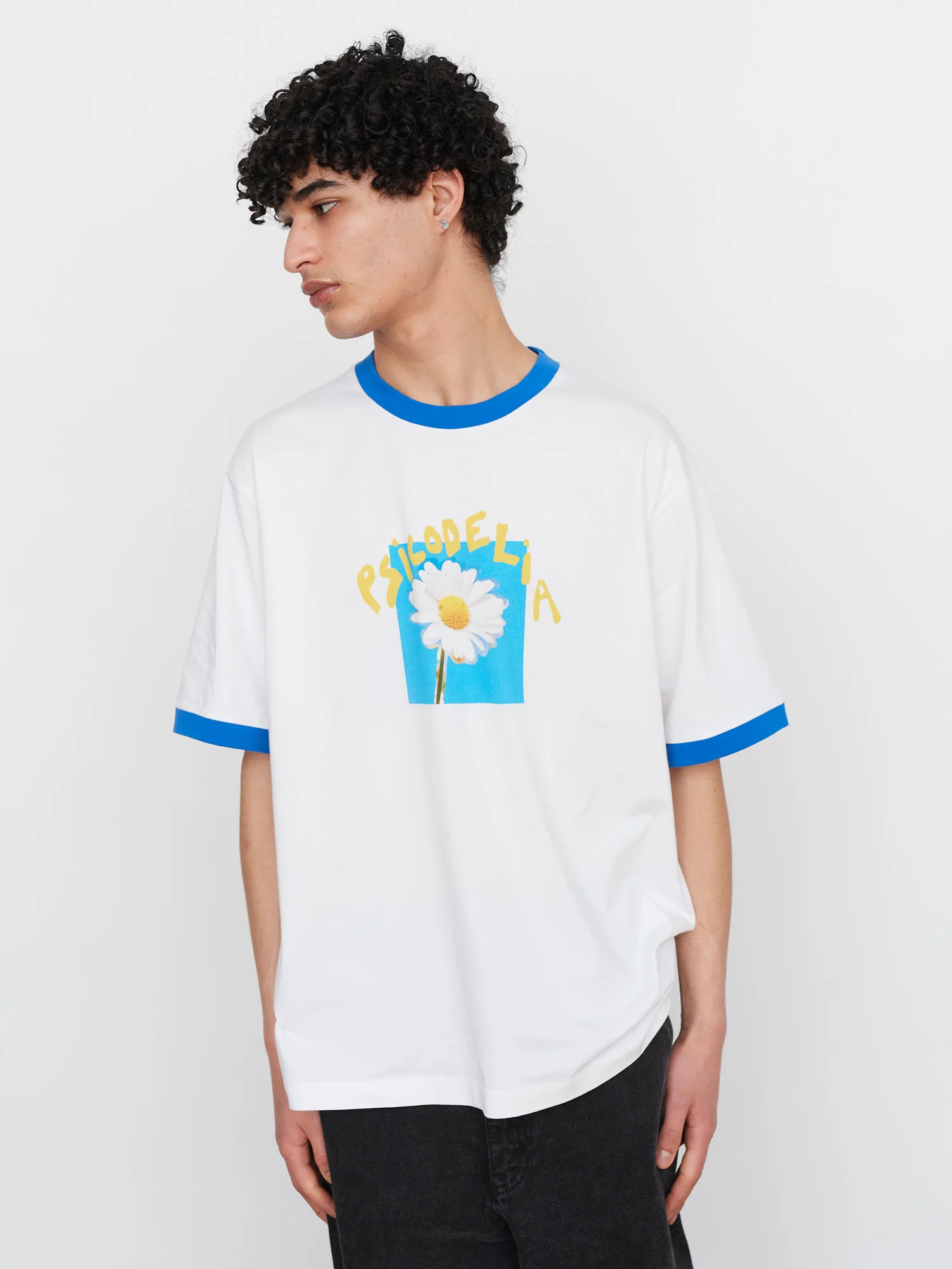 LO X David Méndez Alonso Psicodelia Flower Ringer T-Shirt