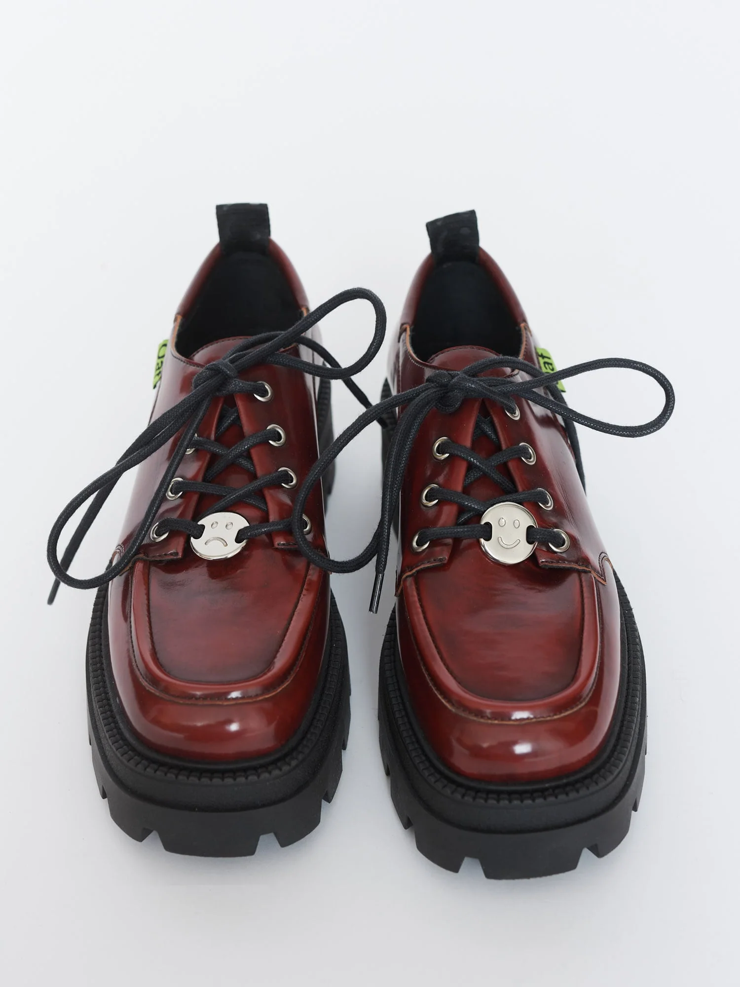 Red Stitches Lace Up - Image 7