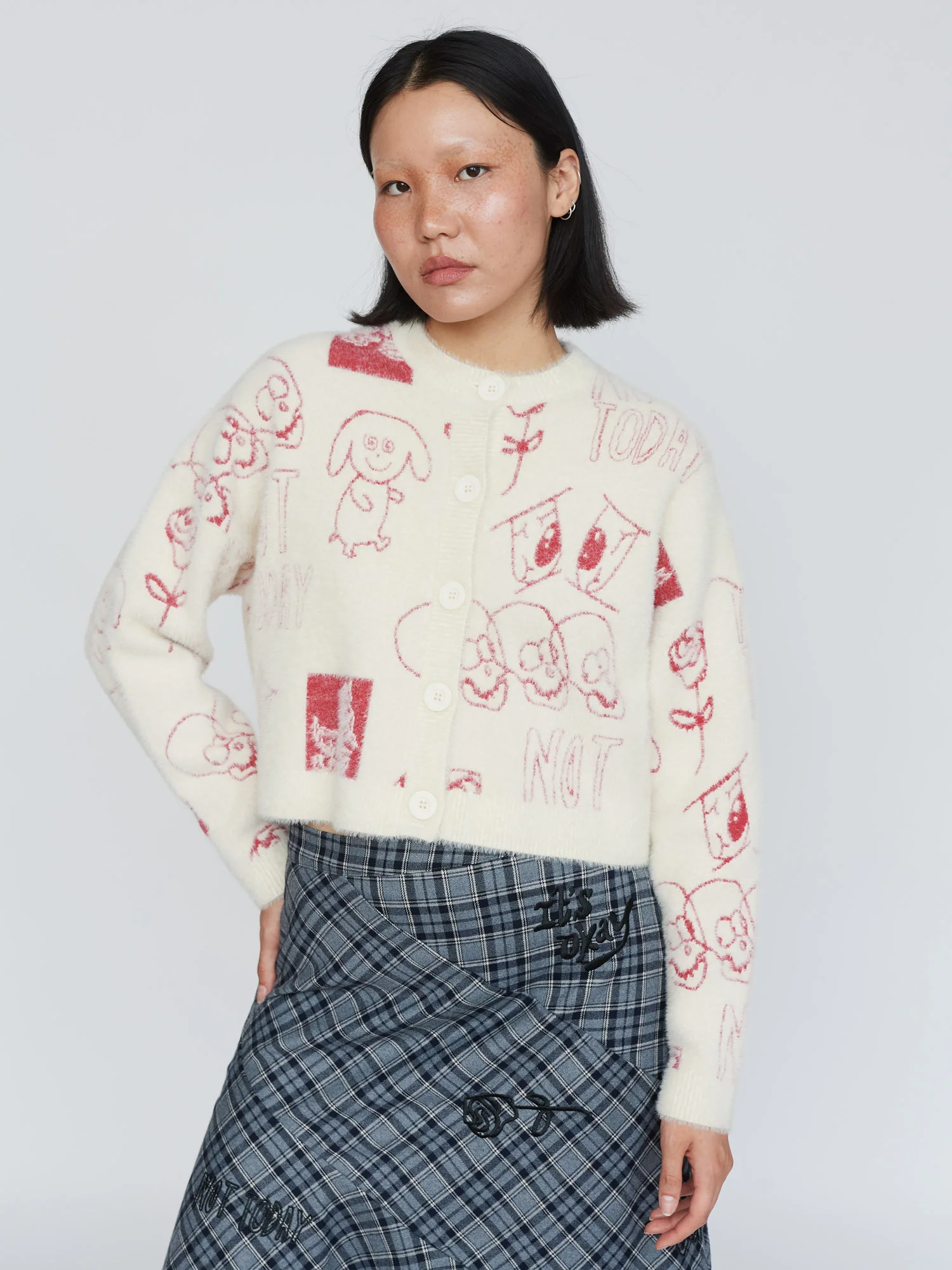 Roses Are Red Cardigan - Image 4