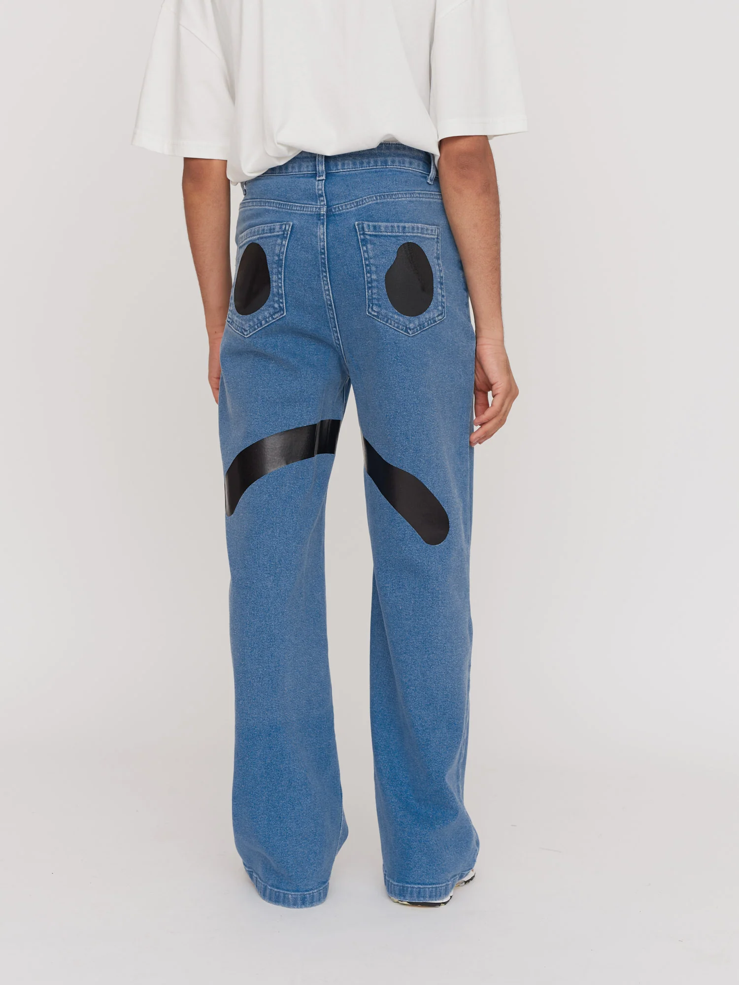 Sad Face Wide Leg Jeans - Image 9