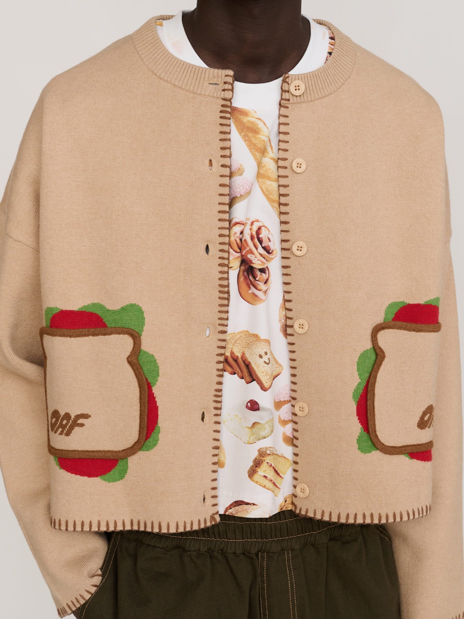Sandwich Pocket Knitted Cardigan - Image 8