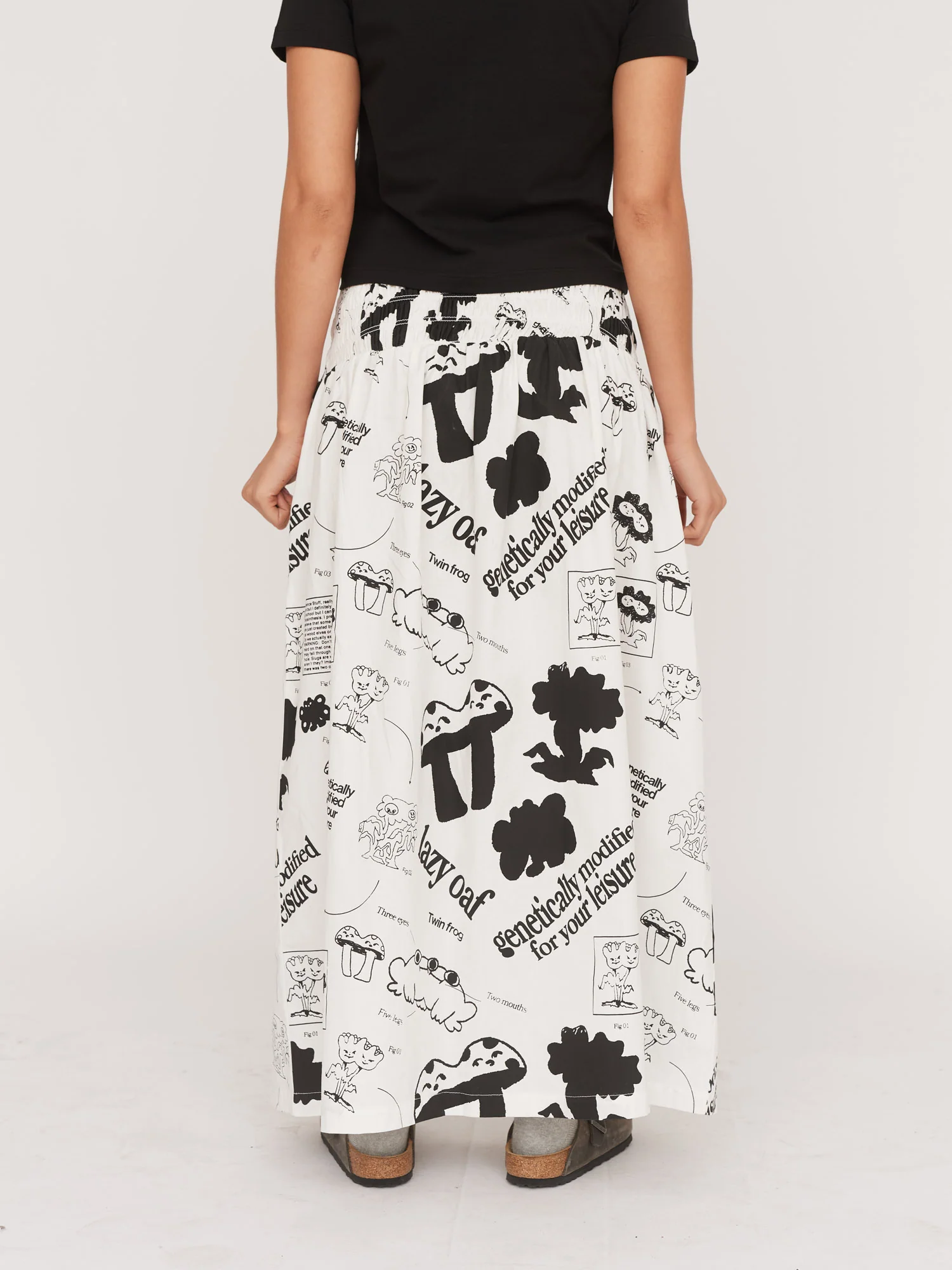 Scientific Print Maxi Skirt - Image 4