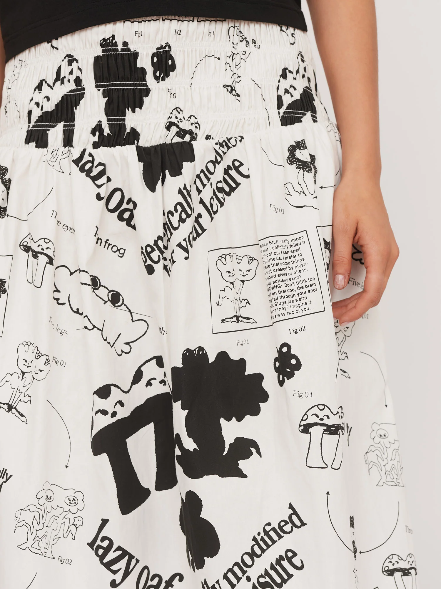 Scientific Print Maxi Skirt - Image 8