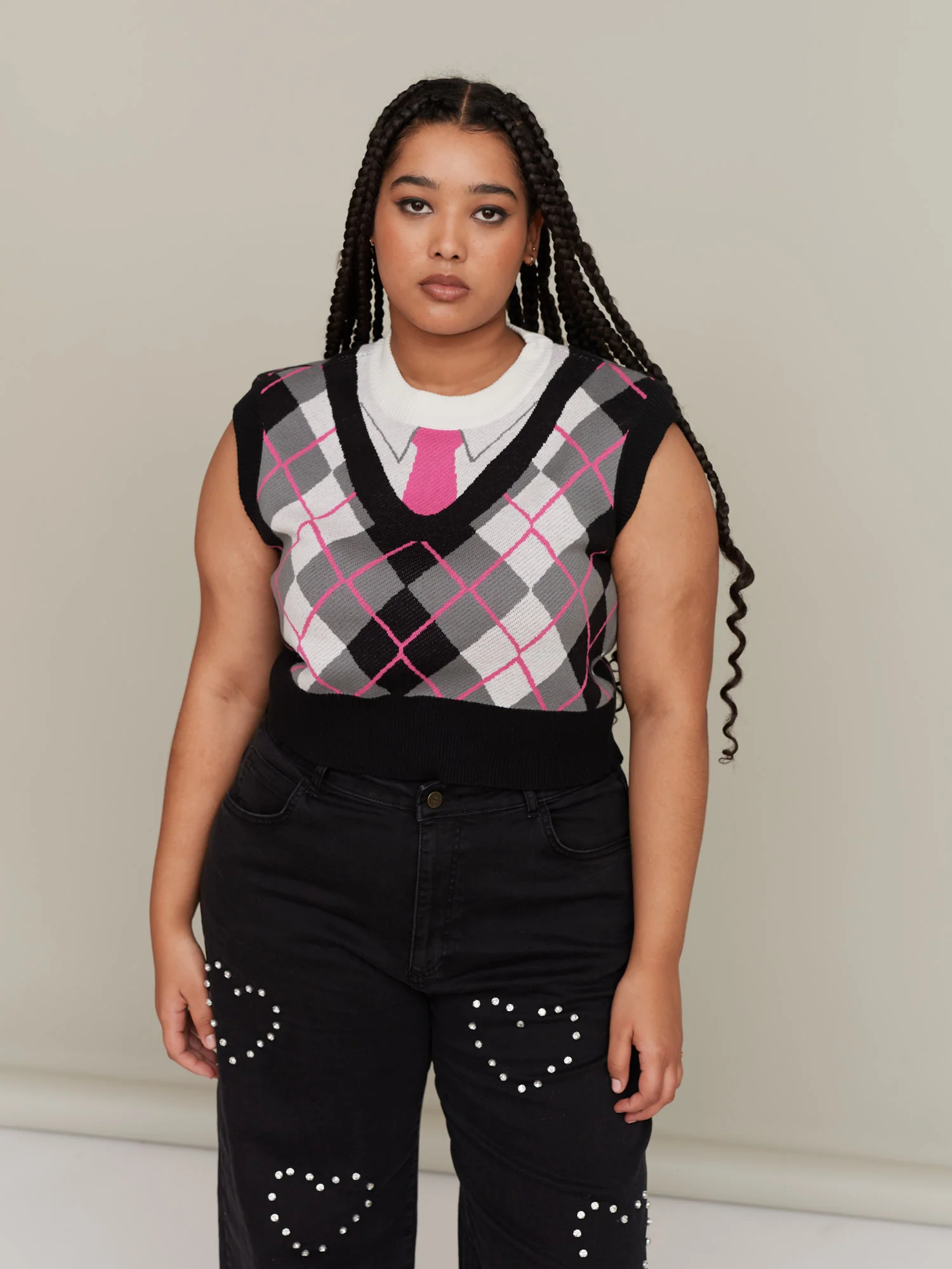 G.E.M Shirt & Tie Sweater Vest - Image 2