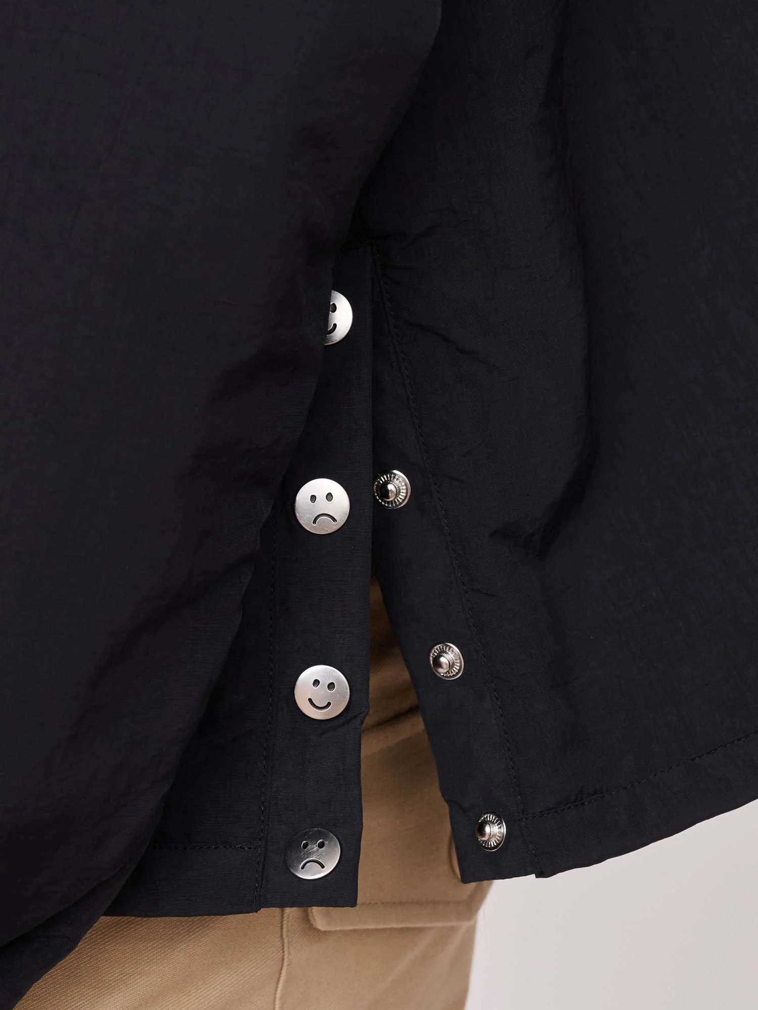 Short Wadded Happy Sad Jacket - Image 7