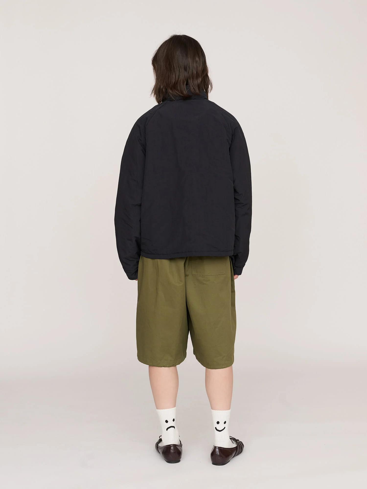 Short Wadded Happy Sad Jacket - Image 9