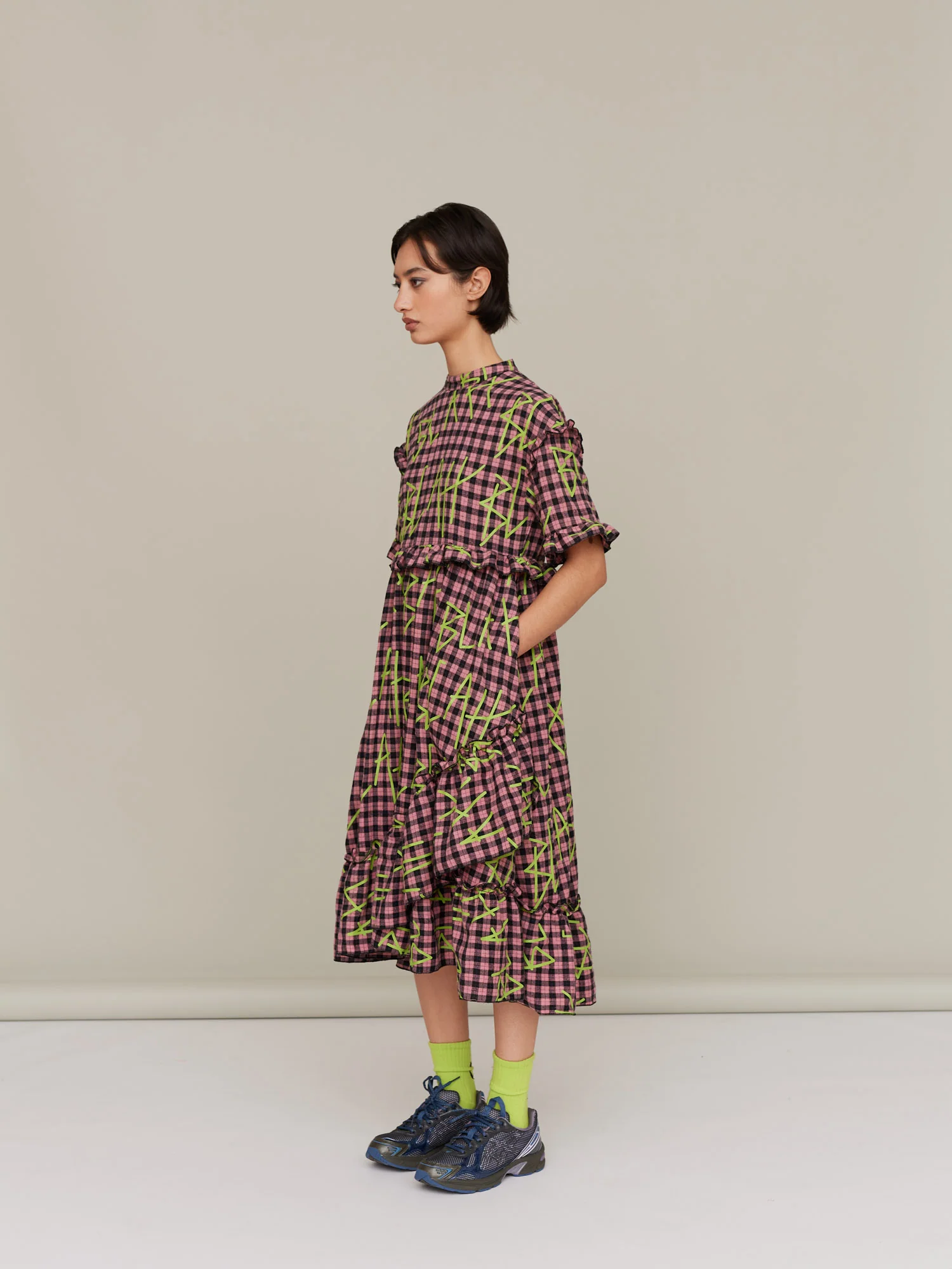 G.E.M Shut Your Mouth Frilly Dress - Image 3