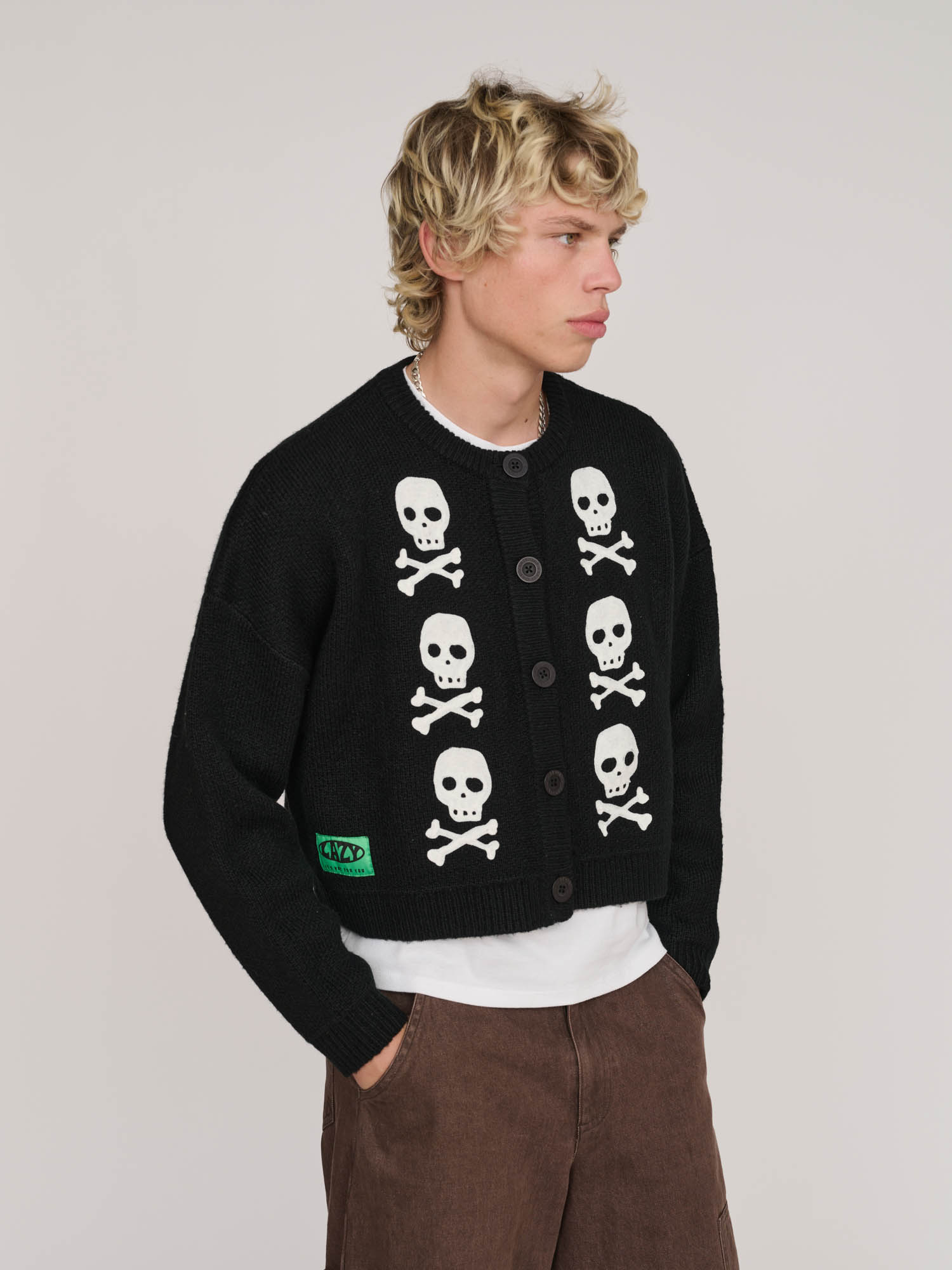Skull And Crossbones Cardigan - Image 3
