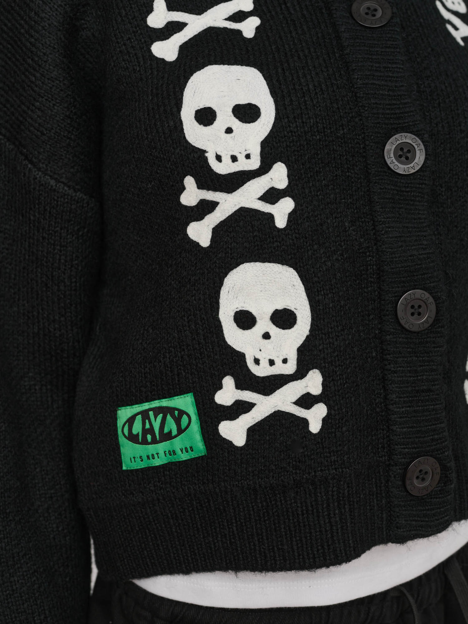 Skull And Crossbones Cardigan - Image 5