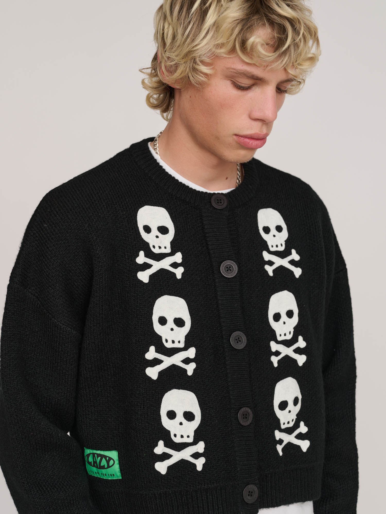 Skull And Crossbones Cardigan - Image 7