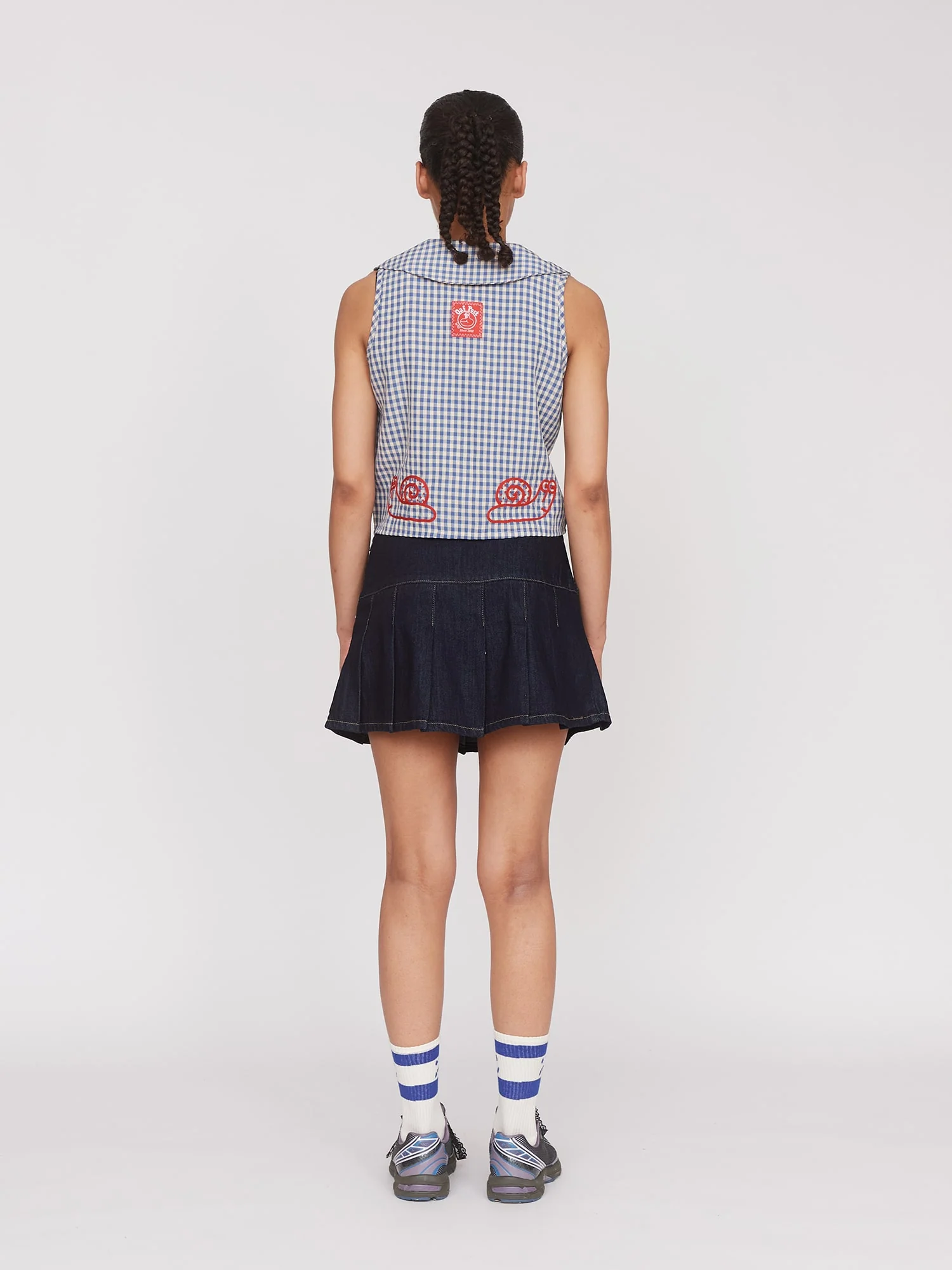 Snails Pace Sleeveless Collard Shirt - Image 7