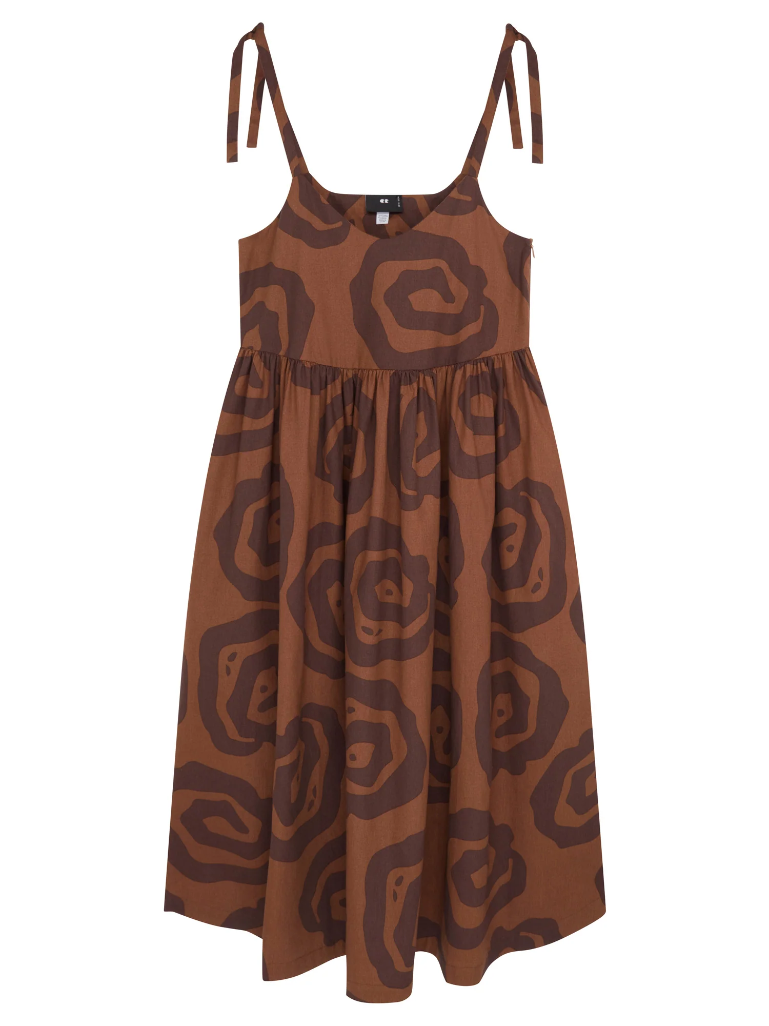 Spiralling Tie Shoulder Dress - Image 7