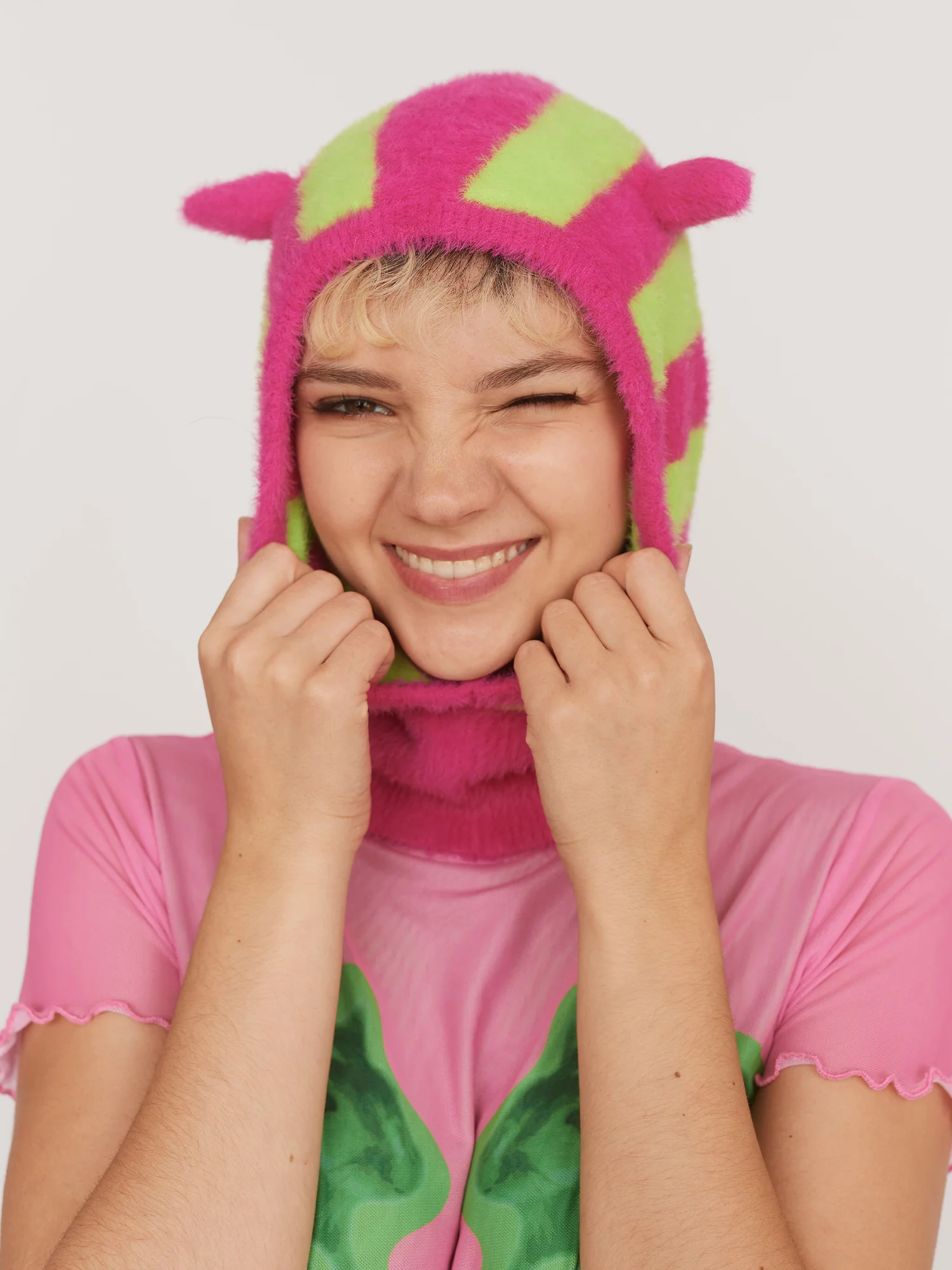 Stripey Cat Balaclava - Image 3