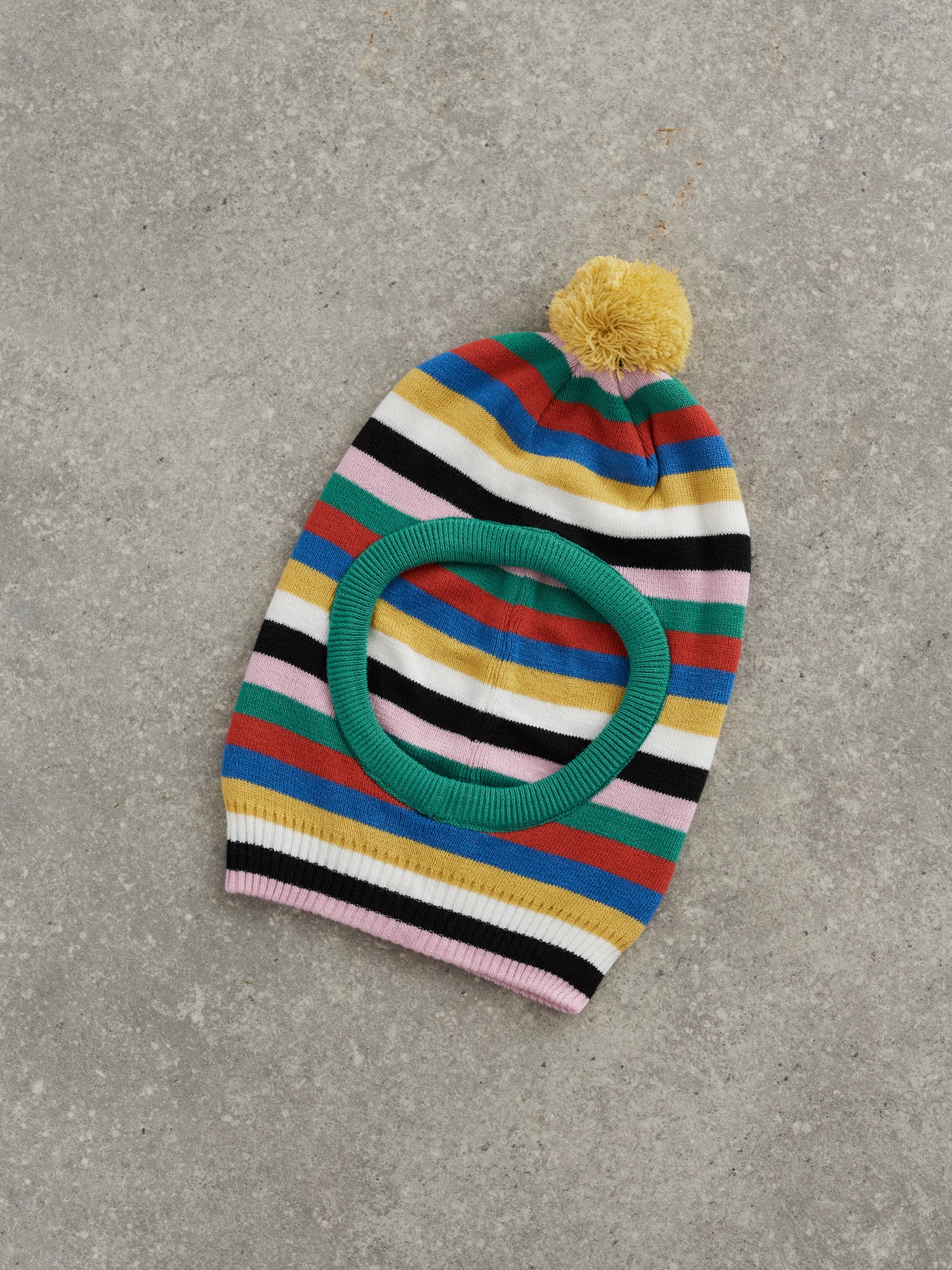 LO X David Méndez Alonso Stripy Bobble Balaclava - Image 2