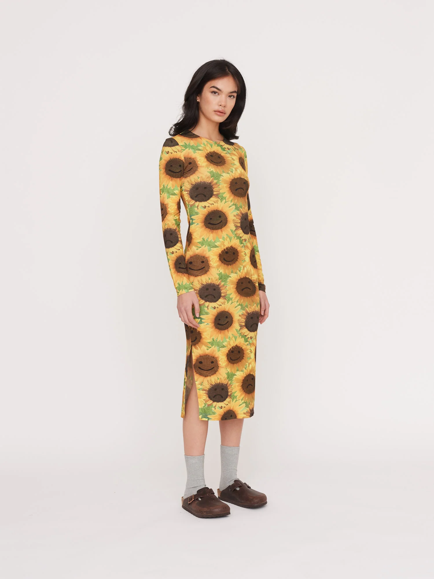 Sunflower Fitted Dress - Image 2
