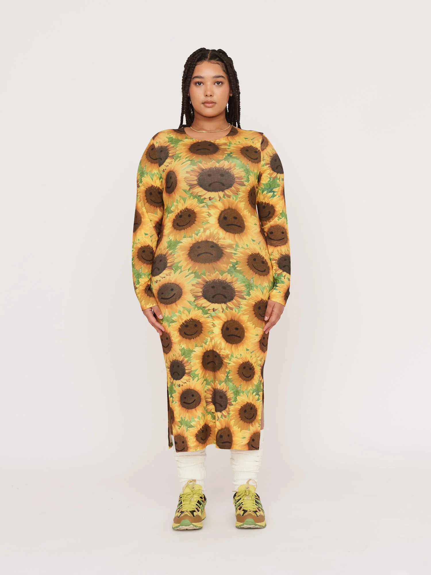 Sunflower Fitted Dress - Image 4