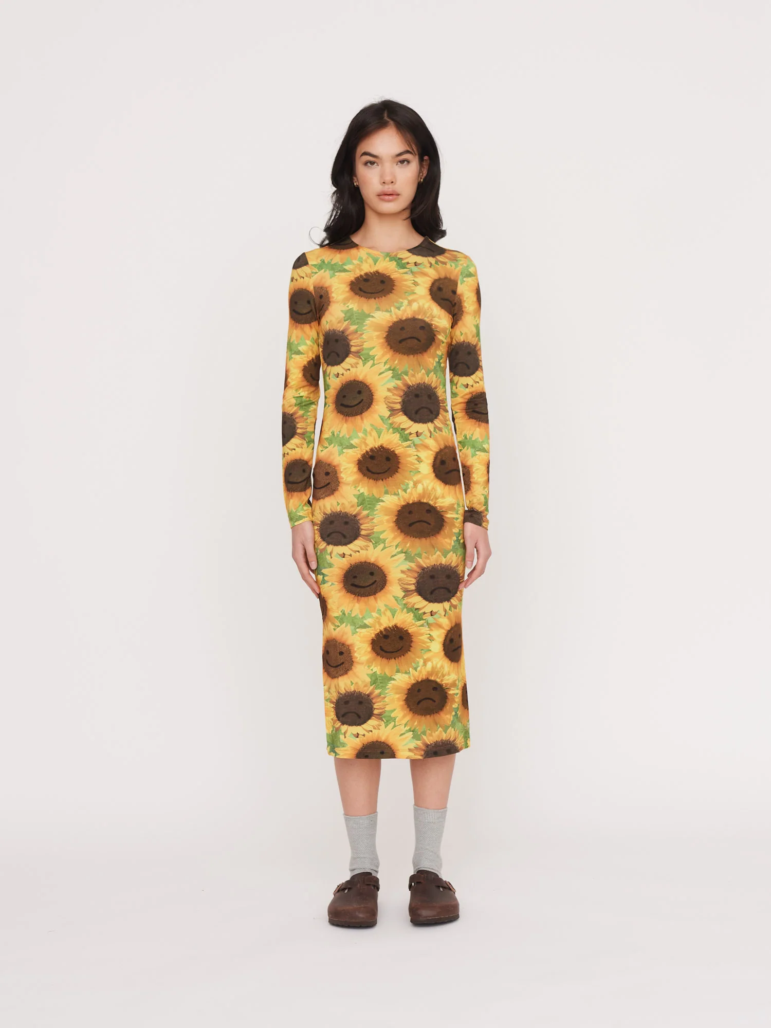 Sunflower Fitted Dress - Image 6