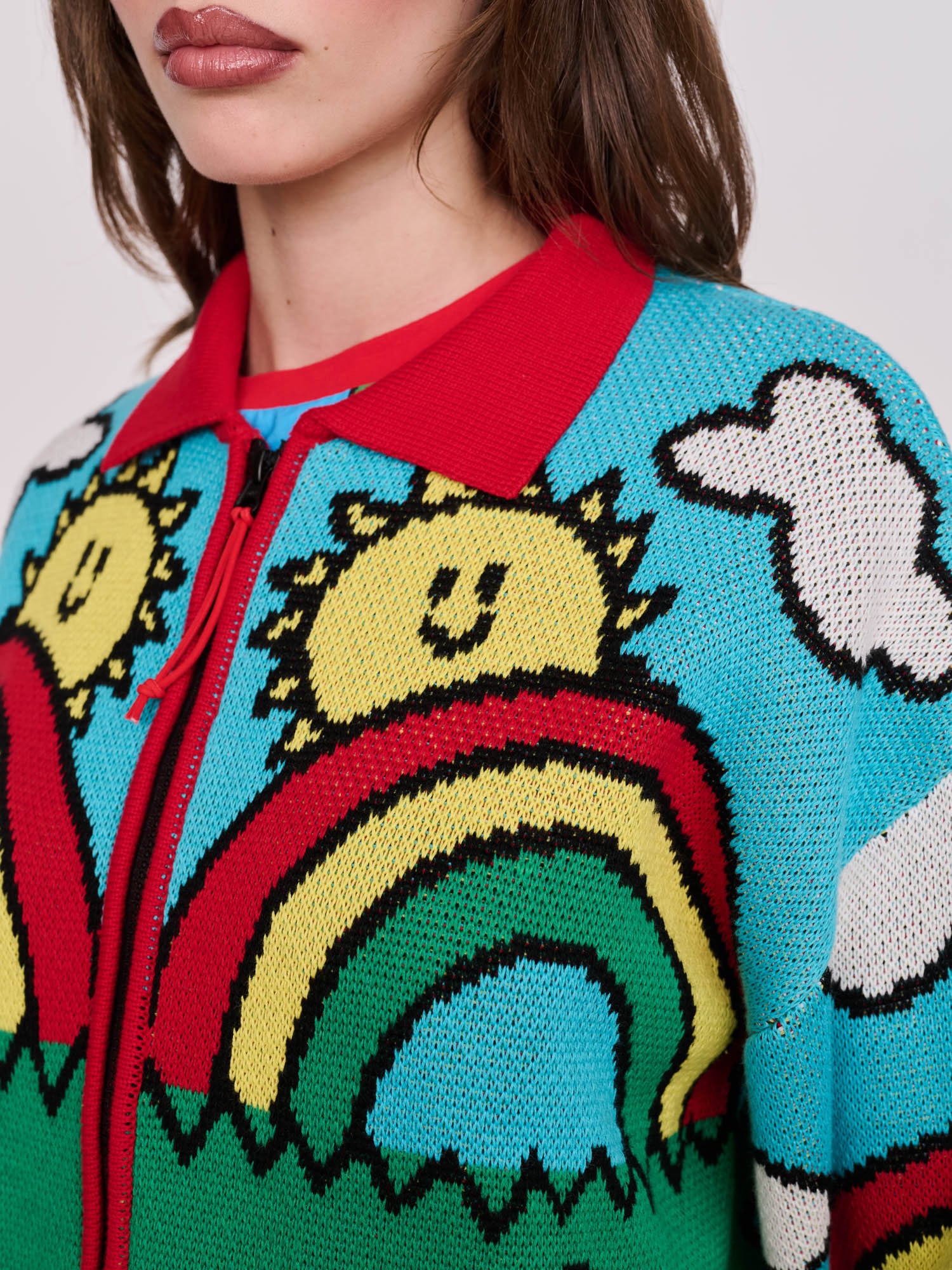 Sunny Days Zip Cardigan - Image 3