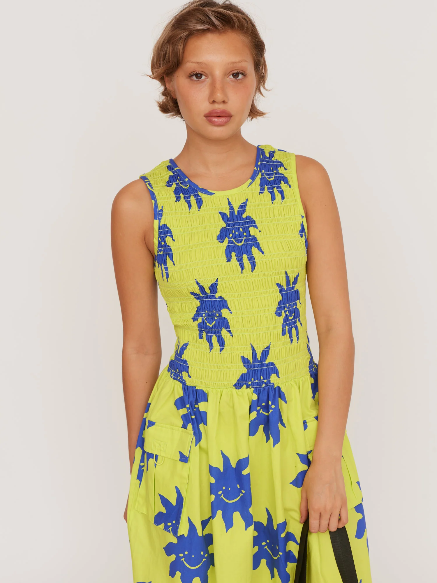 Sunny Shirred Dress - Image 3