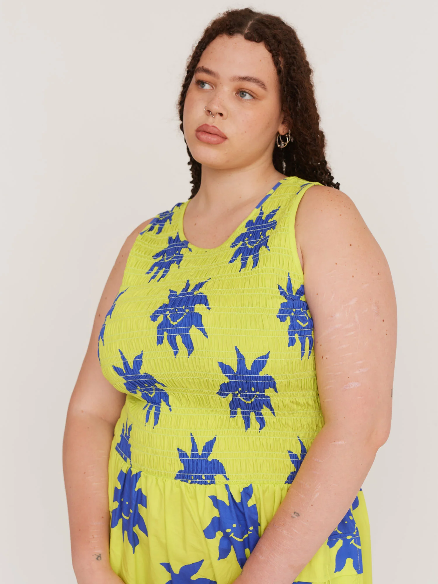 Sunny Shirred Dress - Image 6