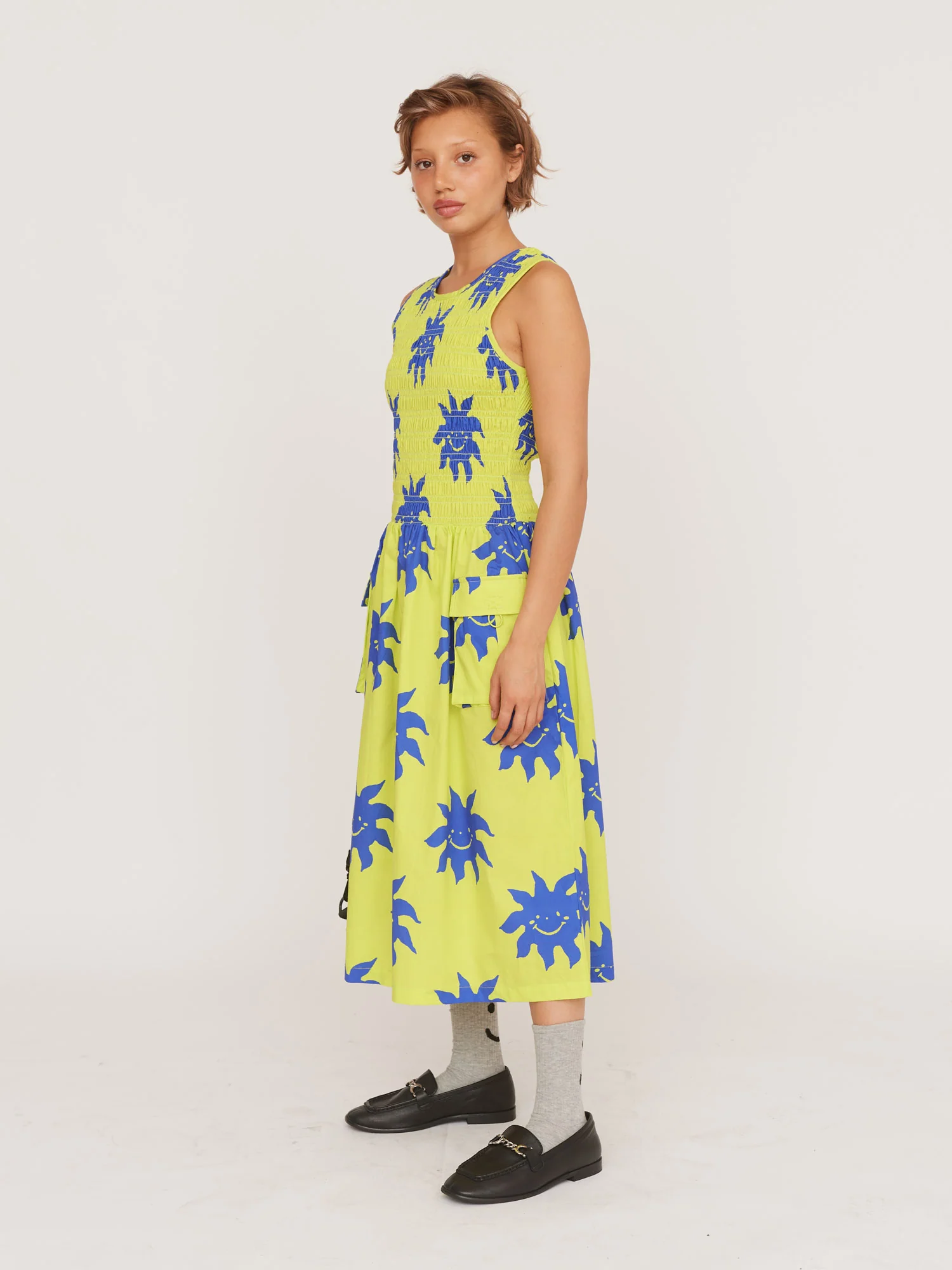 Sunny Shirred Dress - Image 7