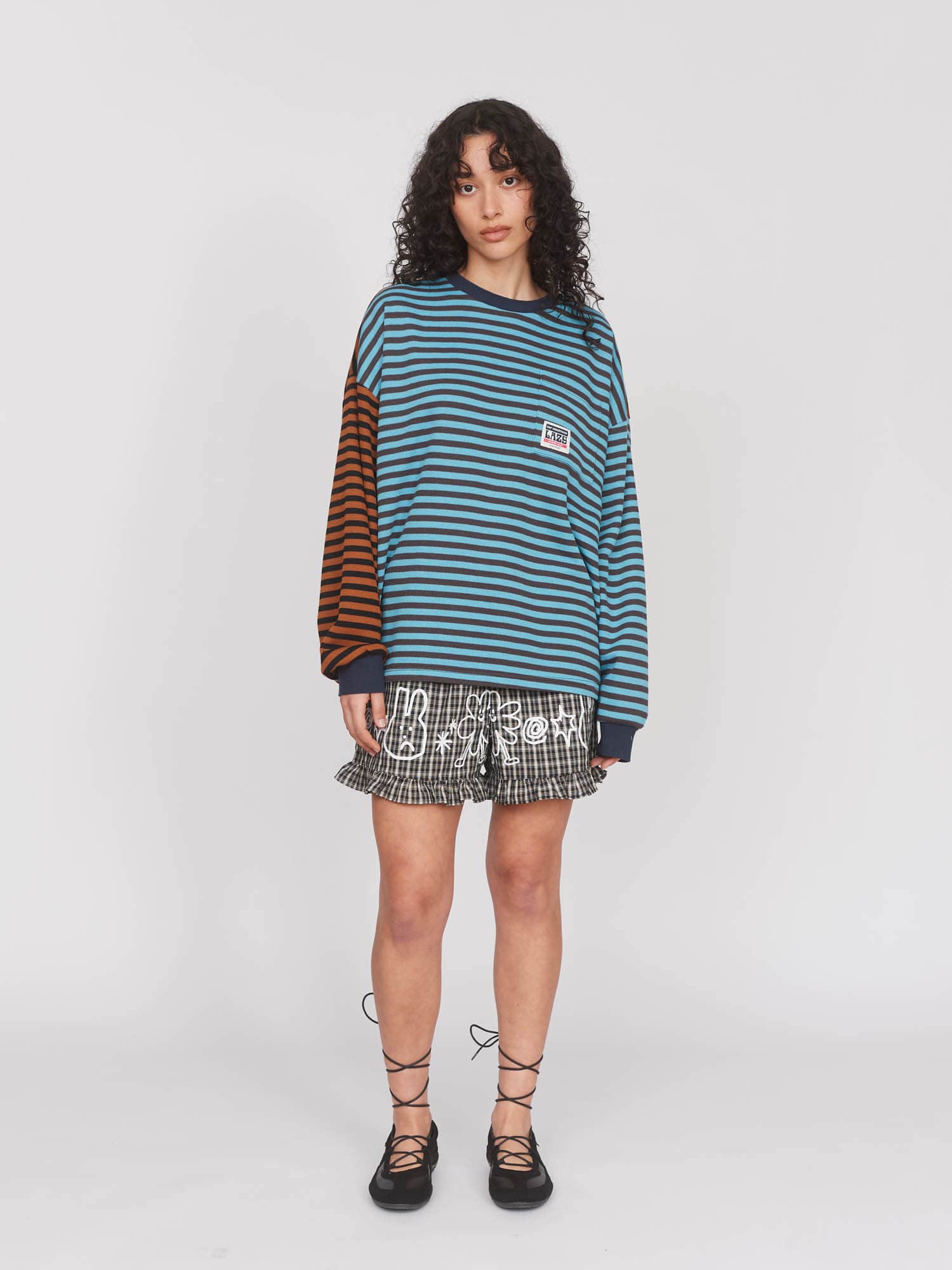 Sweet Tooth Blue Long Sleeve T-Shirt - Image 6