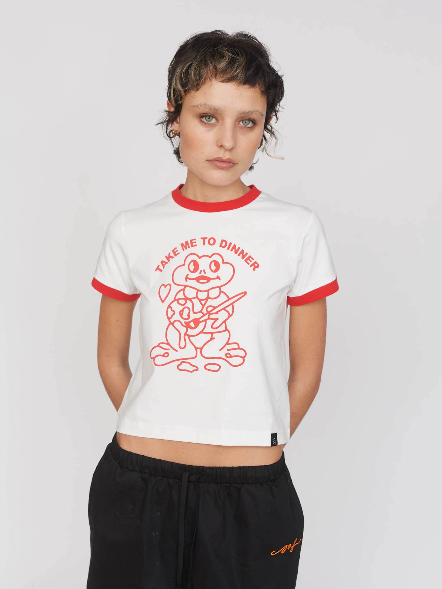 Take Me To Dinner Fitted T-Shirt