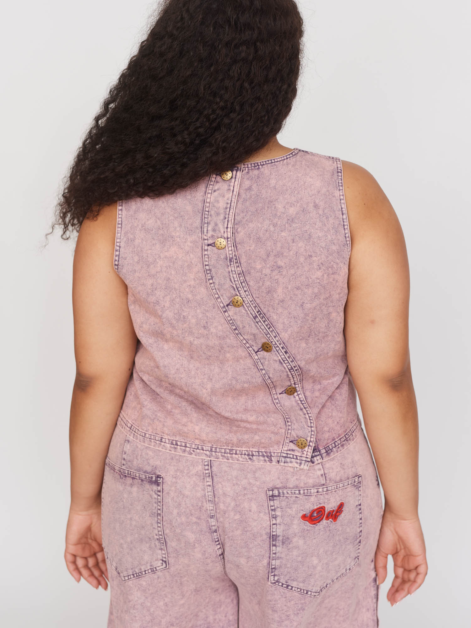 Tan Lines Denim Top - Image 6
