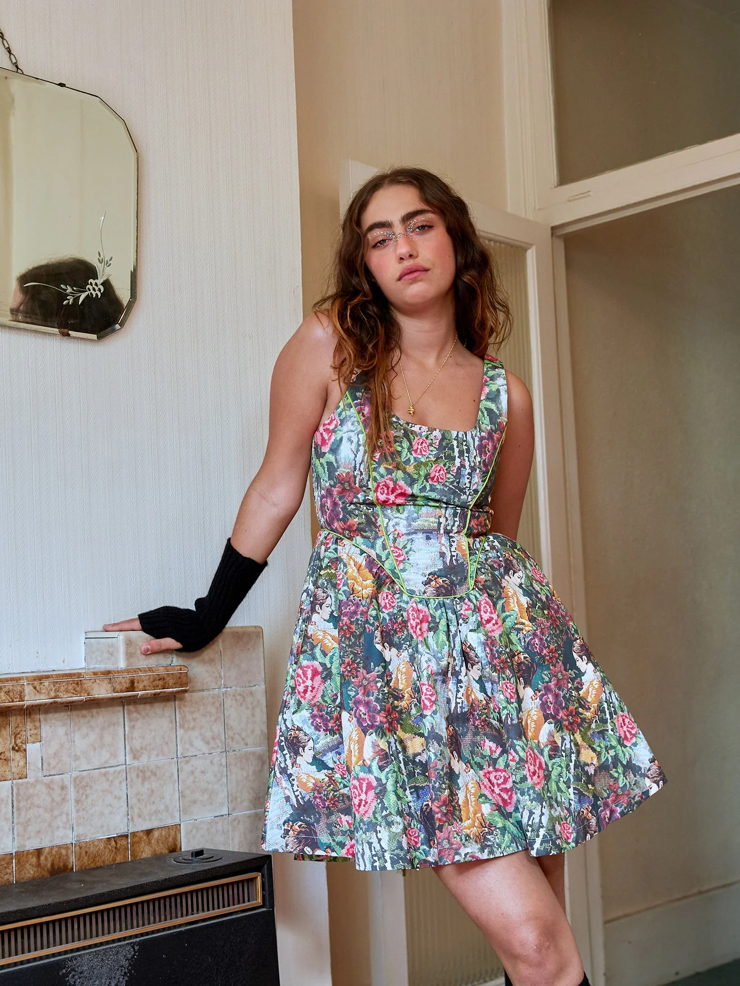 Tapestry Corset-Style Dress - Image 2