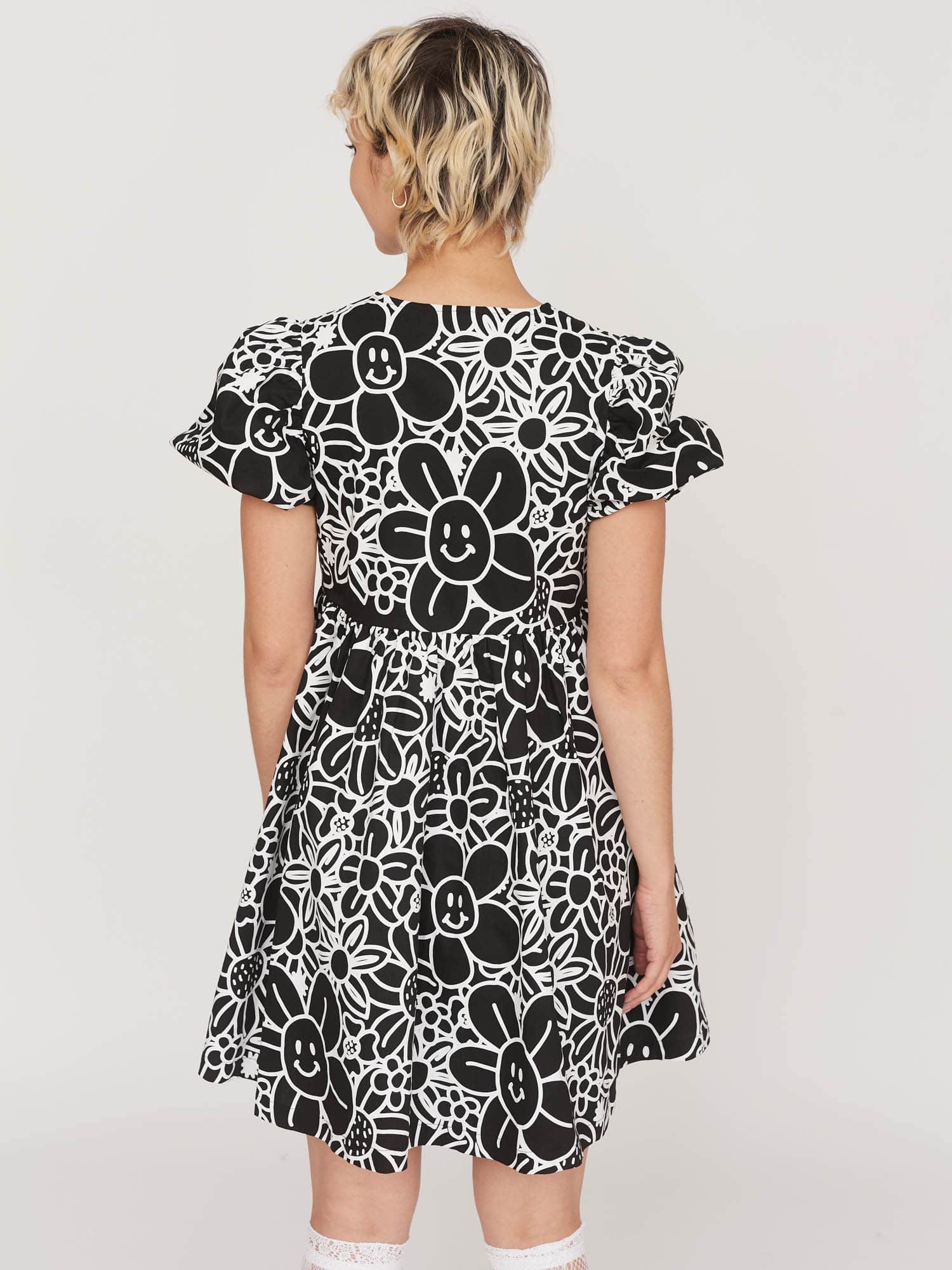 Thanks A Bunch Button Up Smock Dress - Image 3