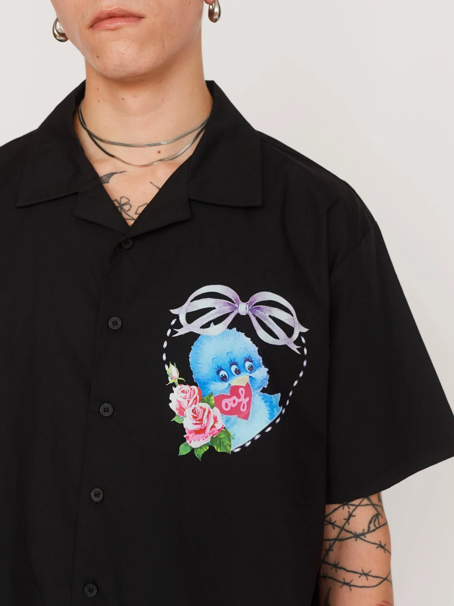 Three Eyed Pup Bowling Shirt - Image 5