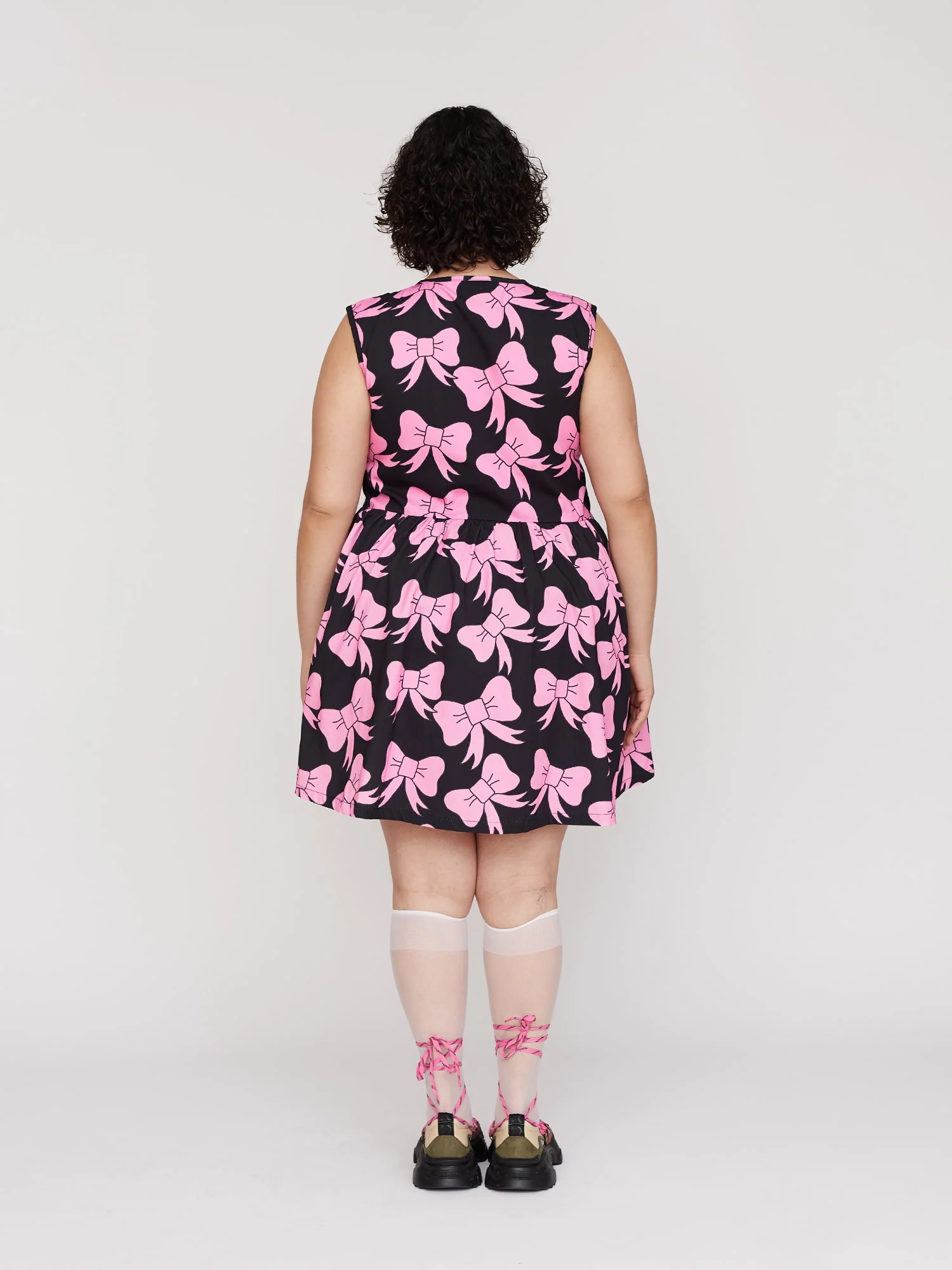Tied In A Bow Gilet Mini Dress - Image 5