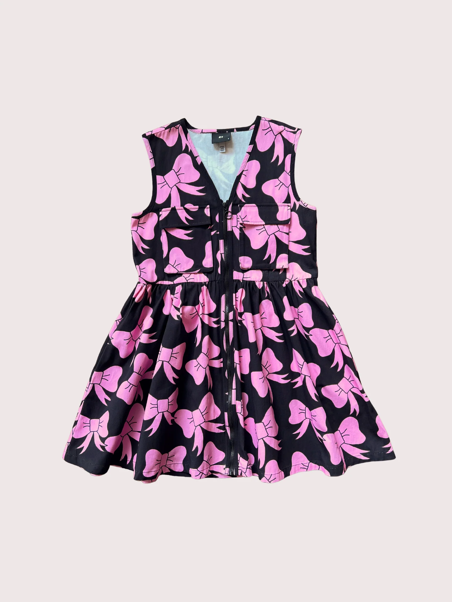 Tied In A Bow Gilet Mini Dress - Image 8