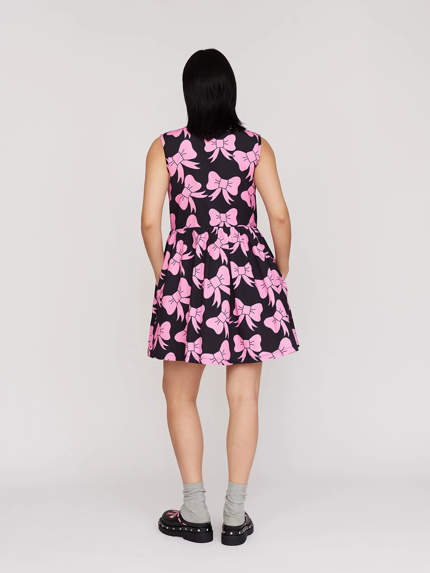 Tied In A Bow Gilet Mini Dress - Image 9