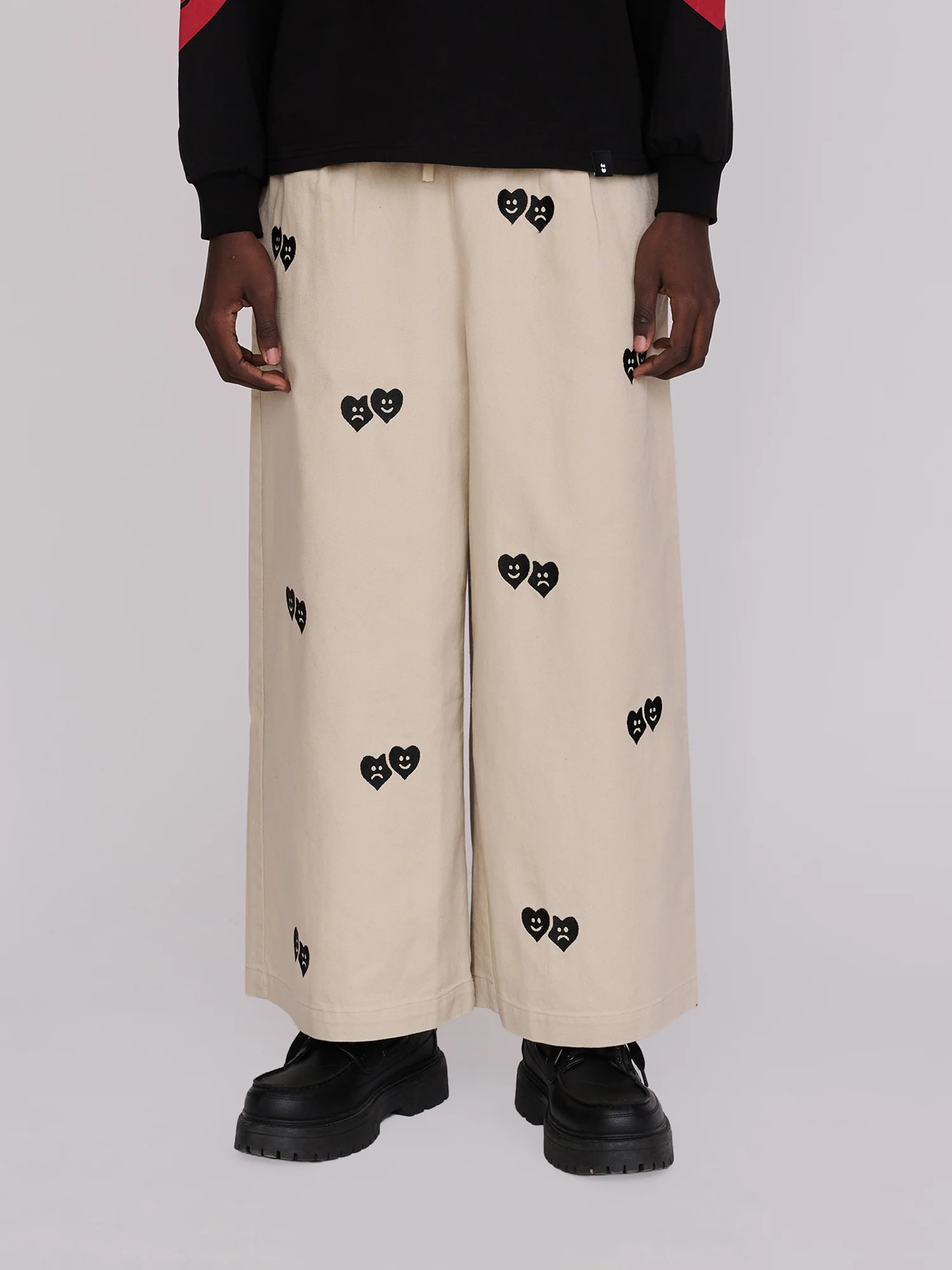 Trev Heart Felt Wide Leg Trousers - Image 8