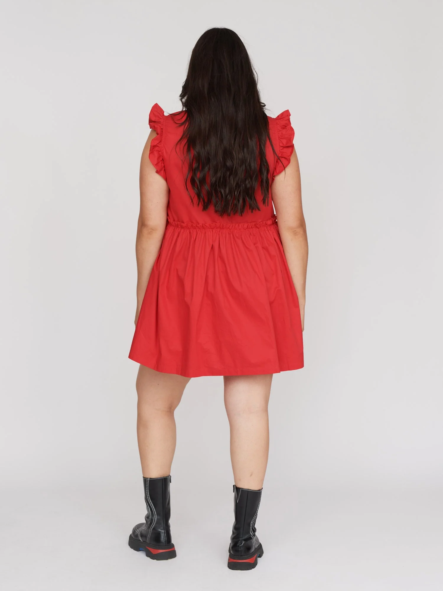 Red Cut Out  Heart Mini Dress - Image 7