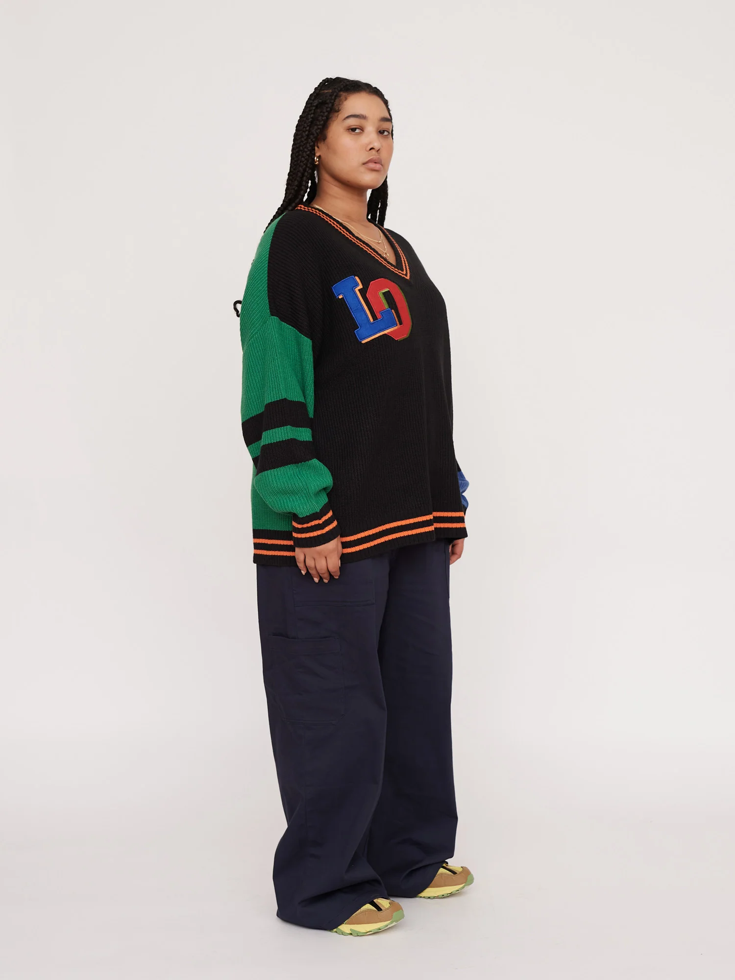 Varsity Letters Knit Jumper - Image 5