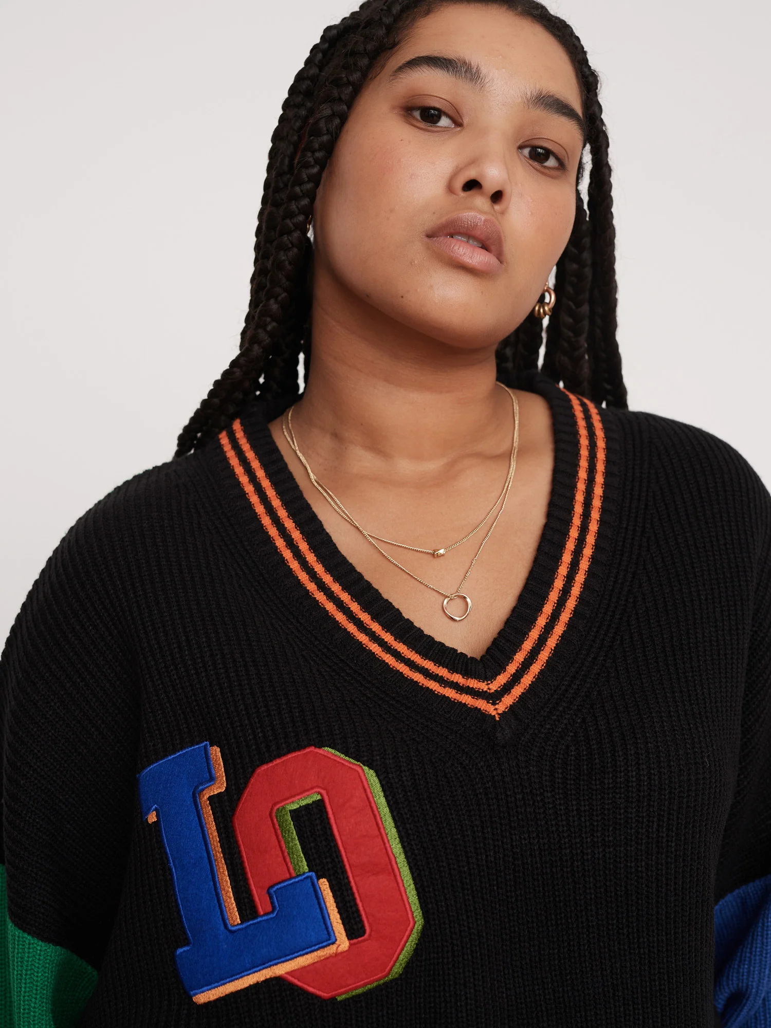 Varsity Letters Knit Jumper - Image 6