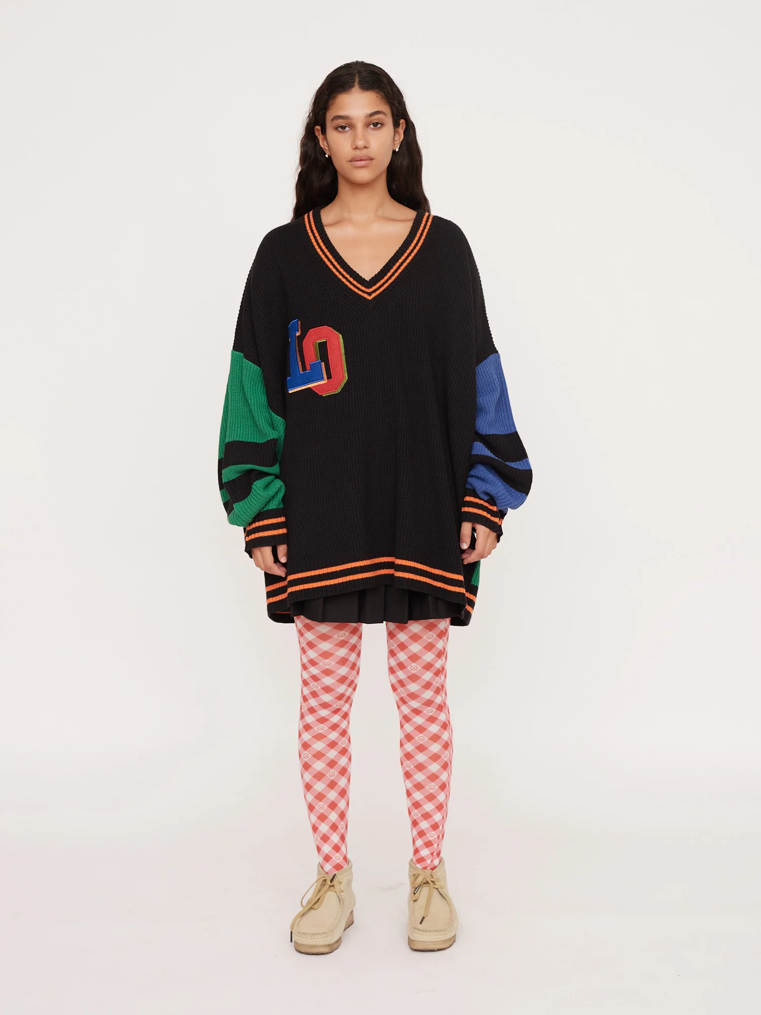 Varsity Letters Knit Jumper - Image 7