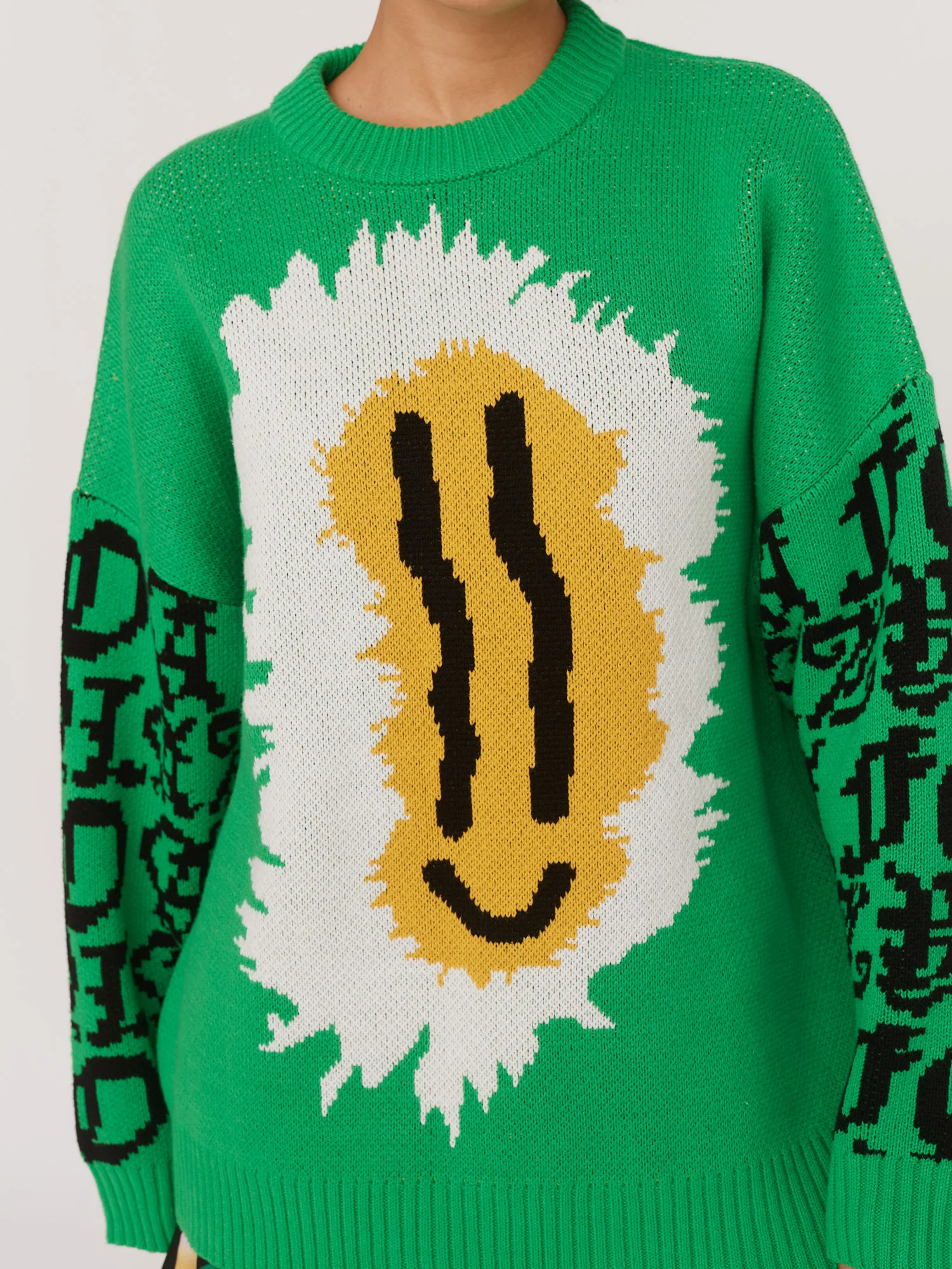 Wavy Flower Knit Jumper - Image 6