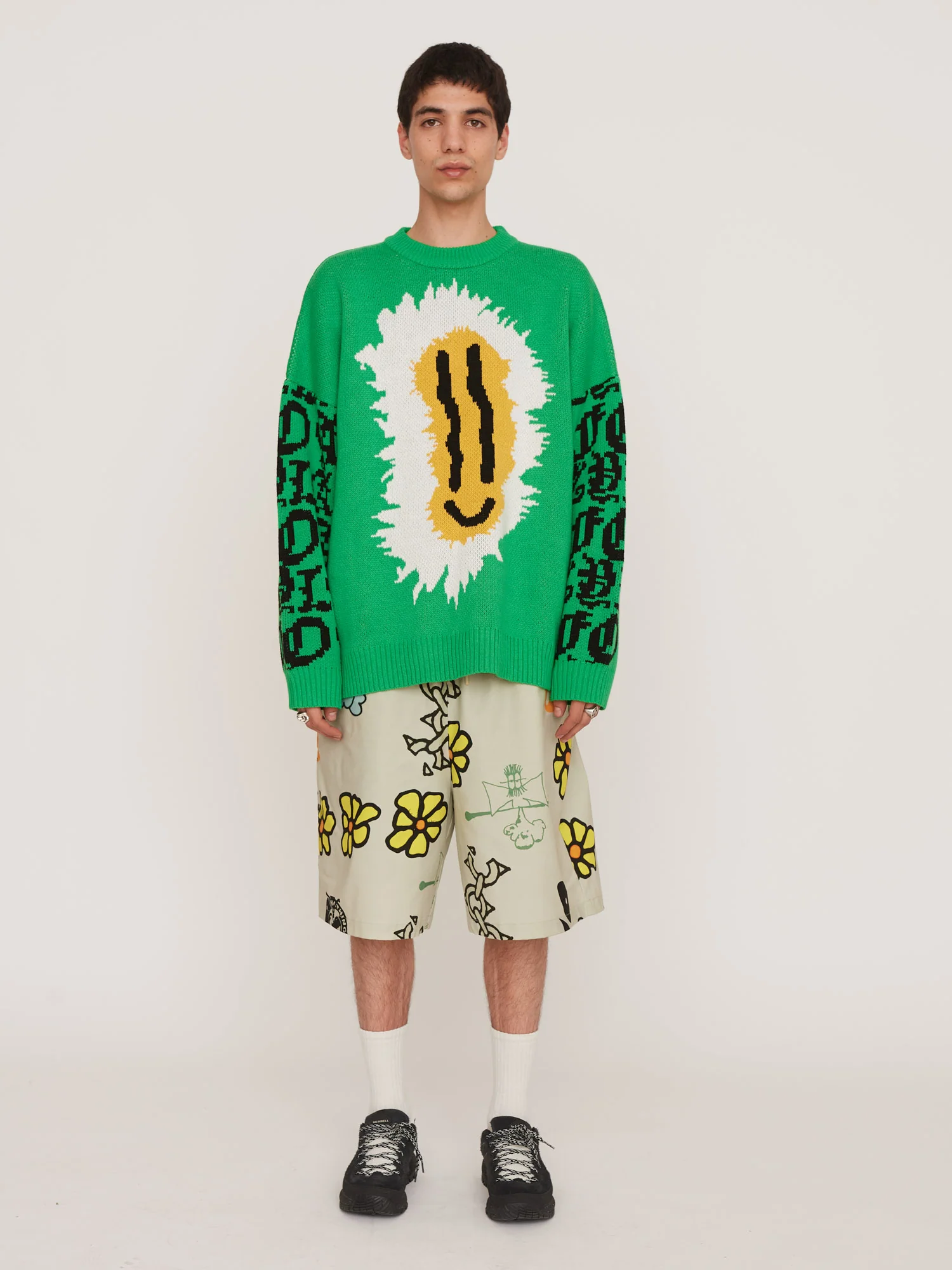 Wavy Flower Knit Jumper - Image 7