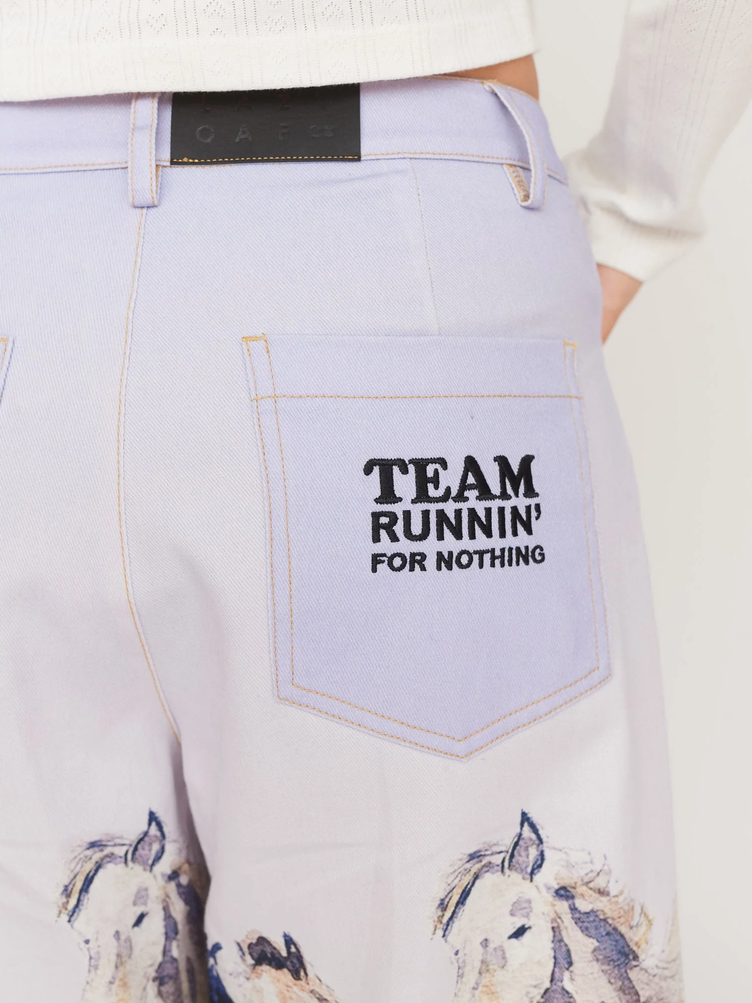 Wild Horses Denim Jorts - Image 2