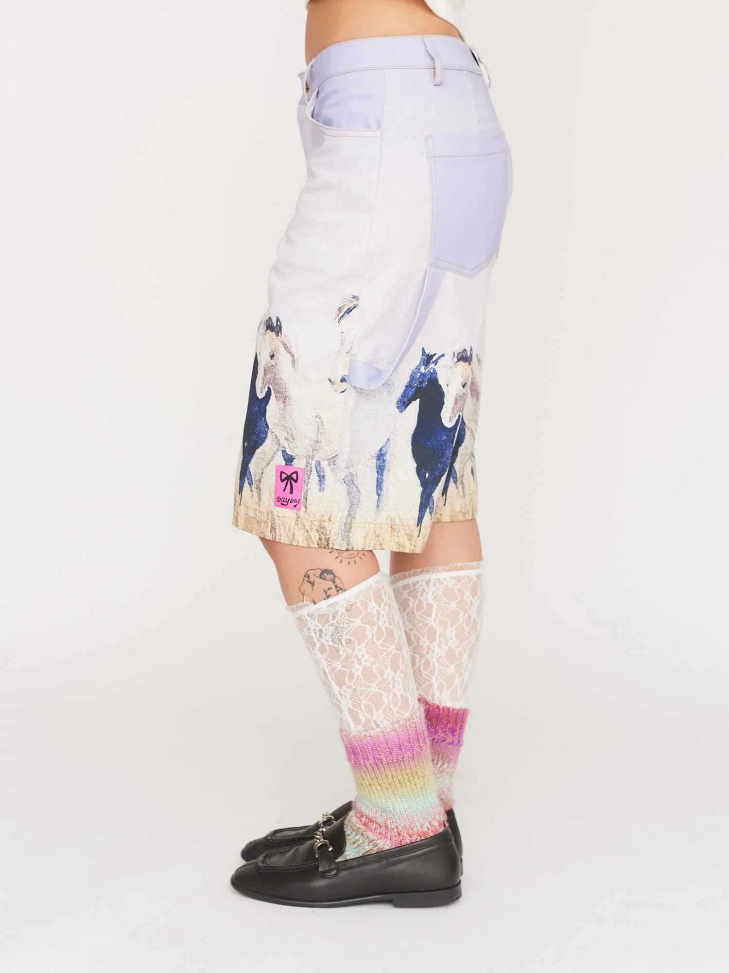 Wild Horses Denim Jorts - Image 6