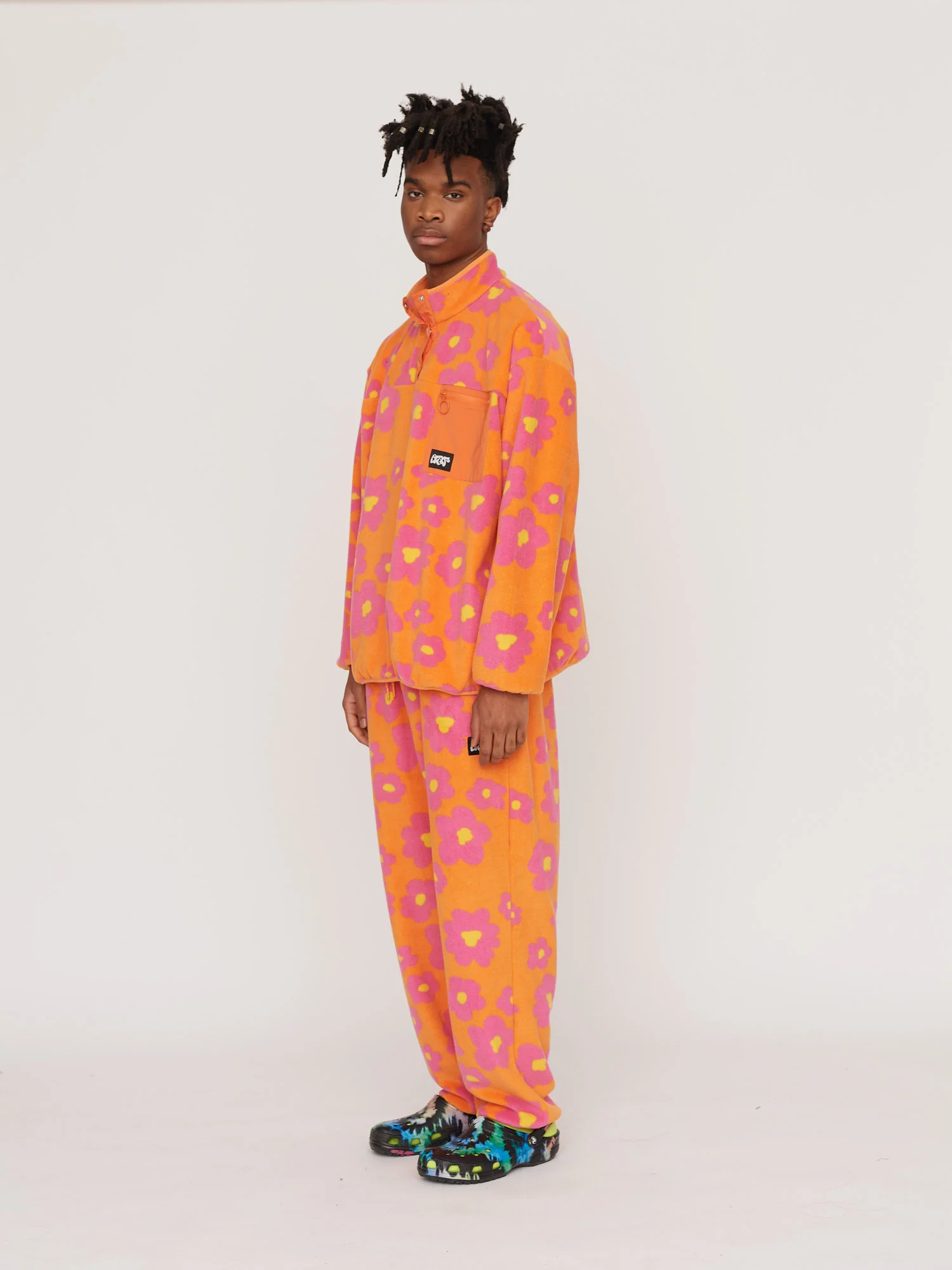 Flower Fleece Pants - Image 3